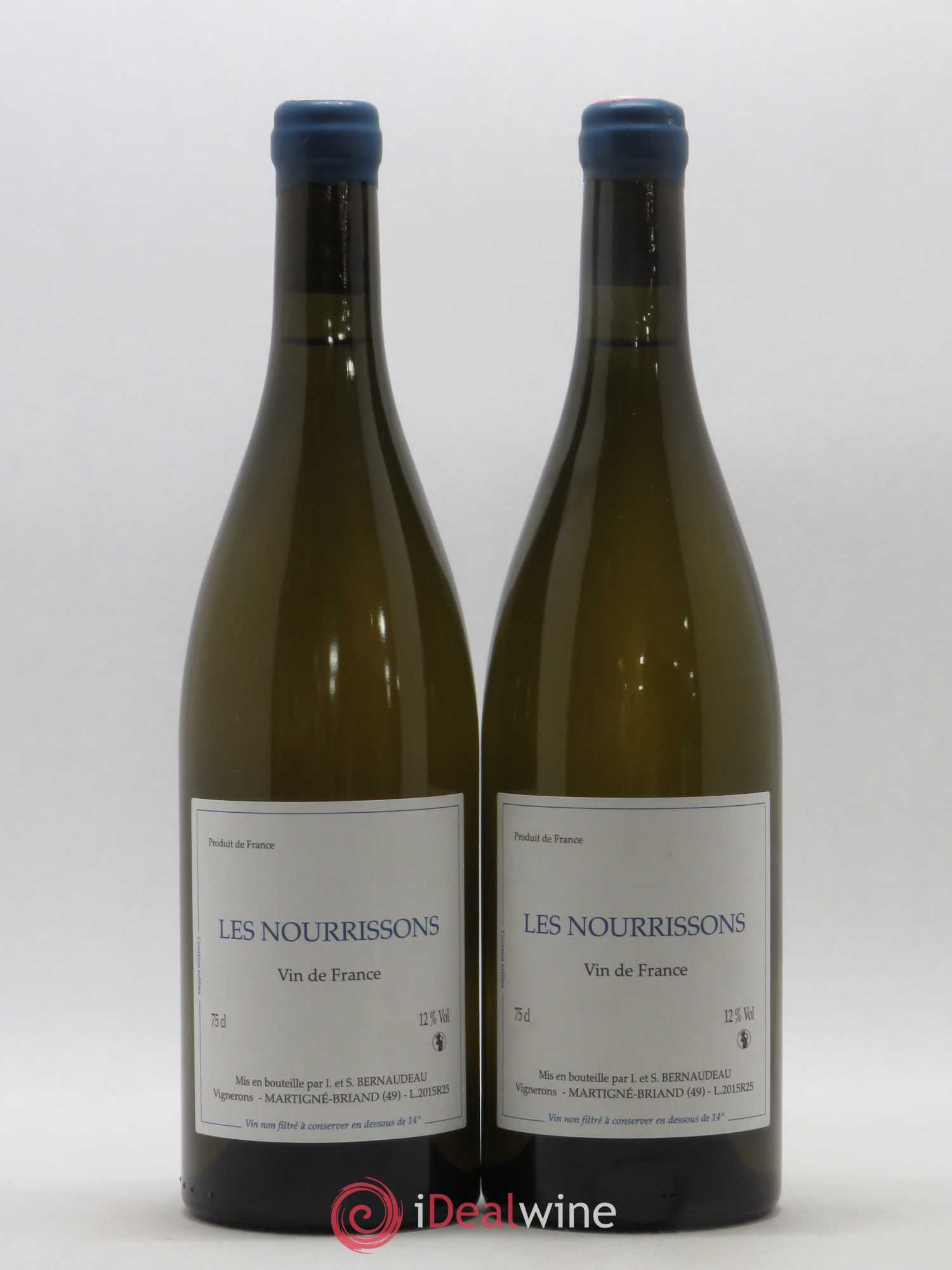 Vin de France Les Nourrissons Stéphane Bernaudeau 2015 - Lot de 2 bouteilles - 0