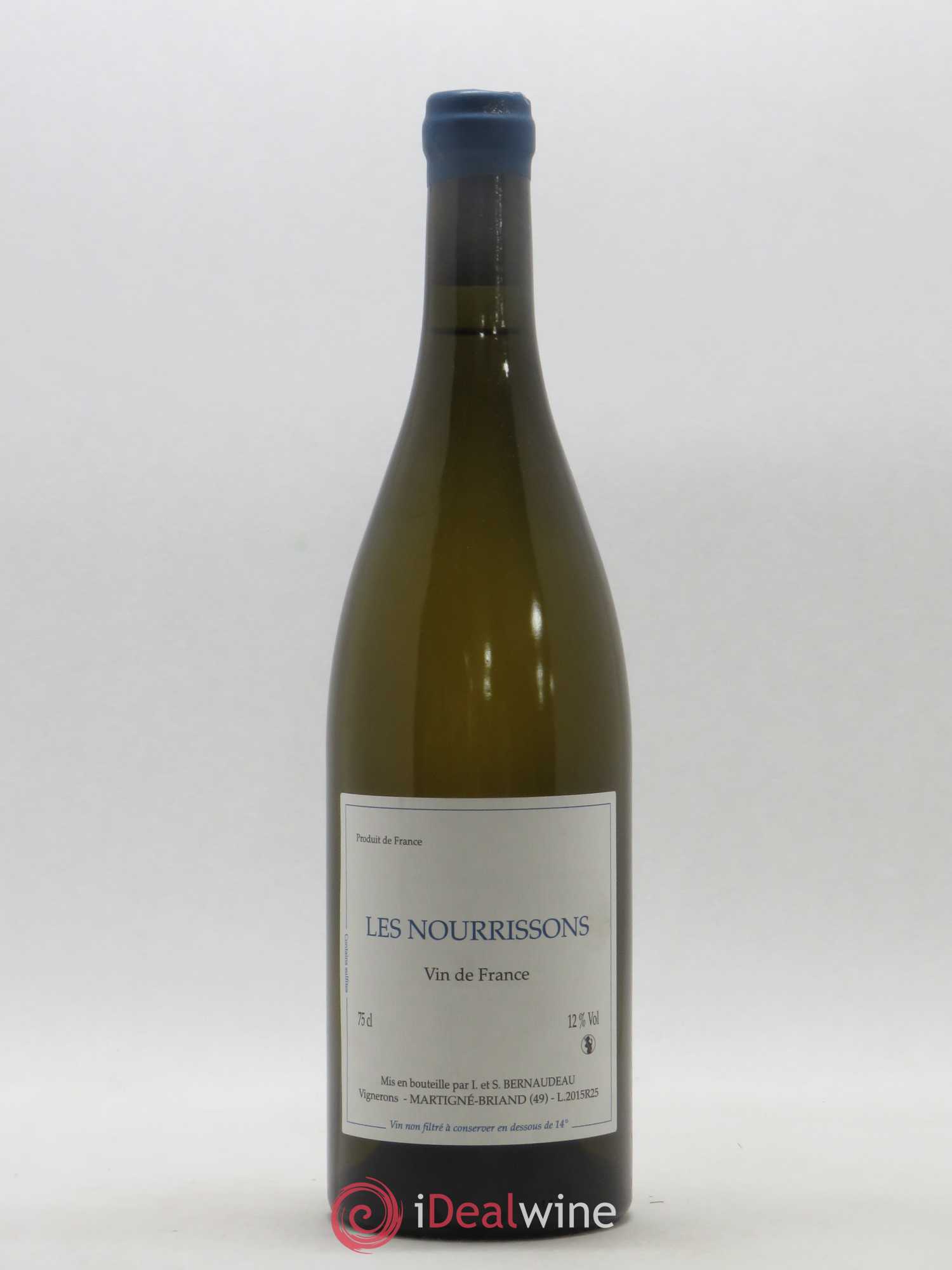 Vin de France Les Nourrissons Stéphane Bernaudeau 2015 - Lot de 1 bouteille - 0