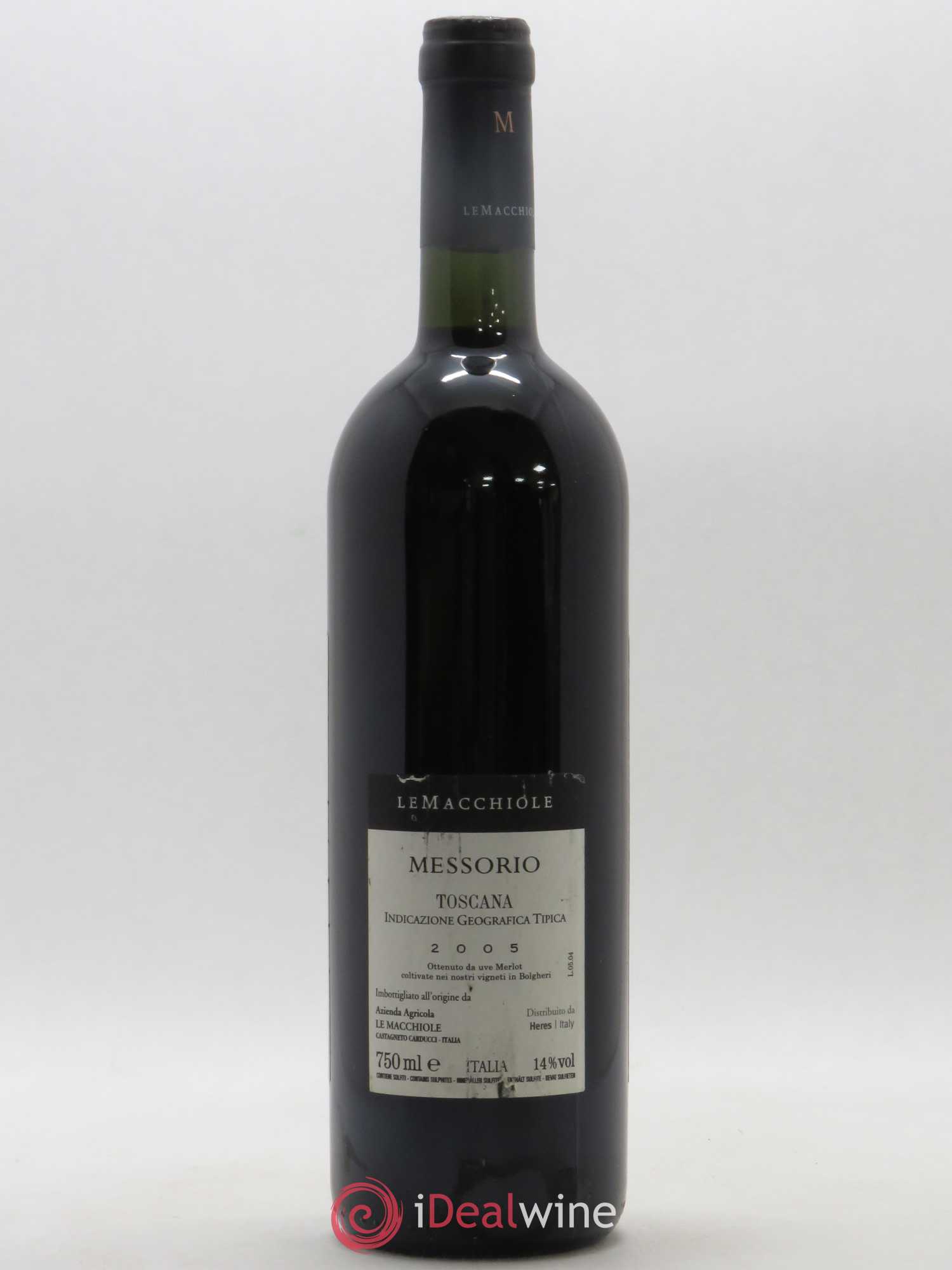 Toscana IGT Le Macchiole Messorio 2005 - Lot de 1 bouteille - 1