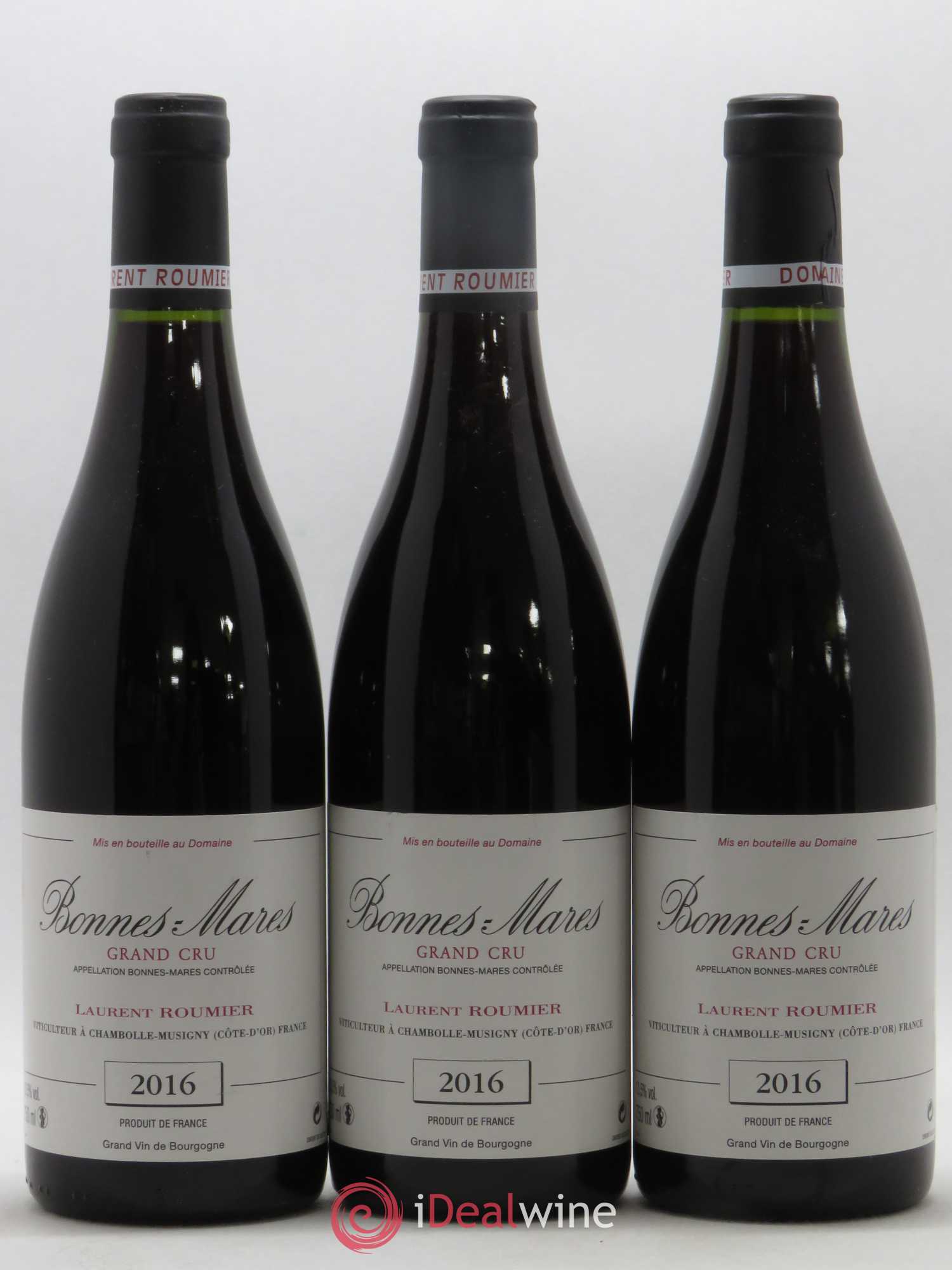 Bonnes-Mares Grand Cru Laurent Roumier 2016 - Lot de 3 bouteilles - 0