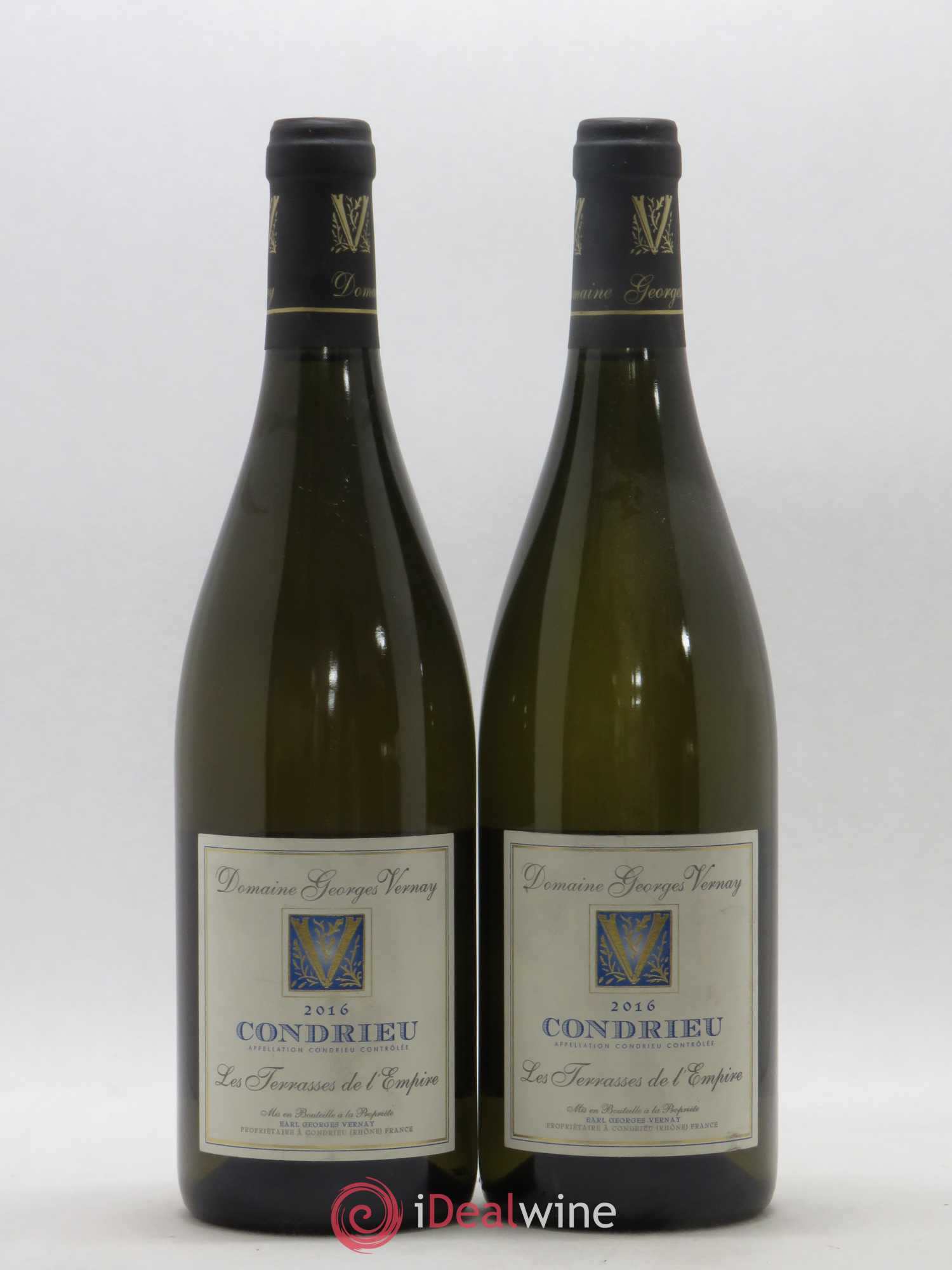 Condrieu Terrasses de l'Empire Georges Vernay 2016 - Lot de 2 bouteilles - 0