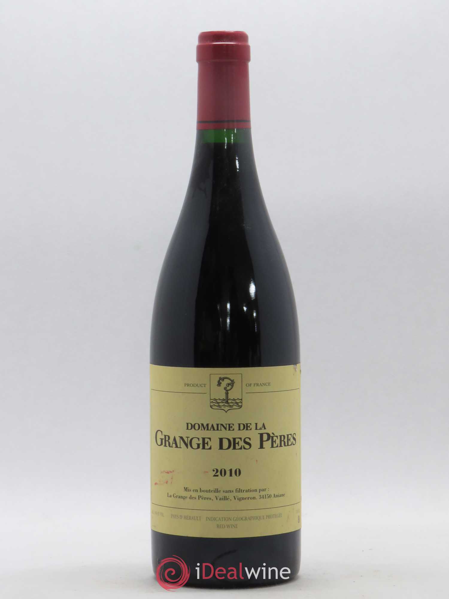 Pays d'Hérault Grange des Pères Laurent Vaillé 2010 - Lot de 1 bouteille - 0