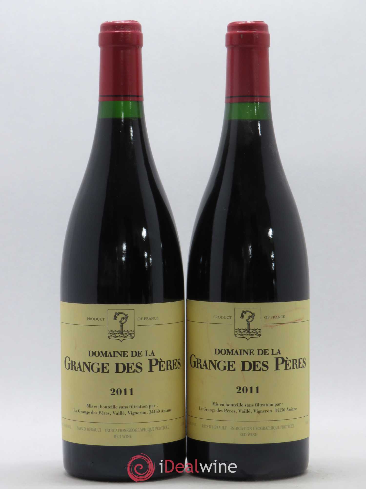 Pays d'Hérault Grange des Pères Laurent Vaillé 2011 - Lot de 2 bouteilles - 0