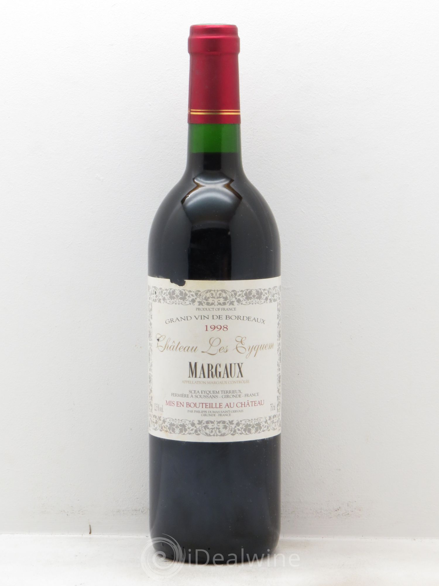 Bordeaux les Eyquem Margaux 1998 - Posten von 1 Flasche - 0