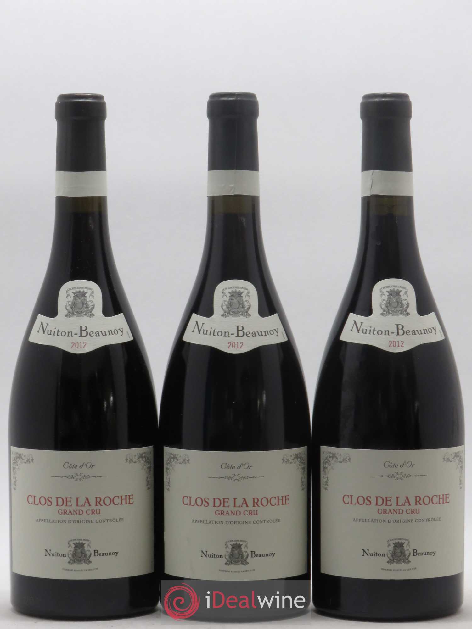 Clos de la Roche Grand Cru Domaine Nuiton Beaunoy 2012 - Posten von 3 Flaschen - 0