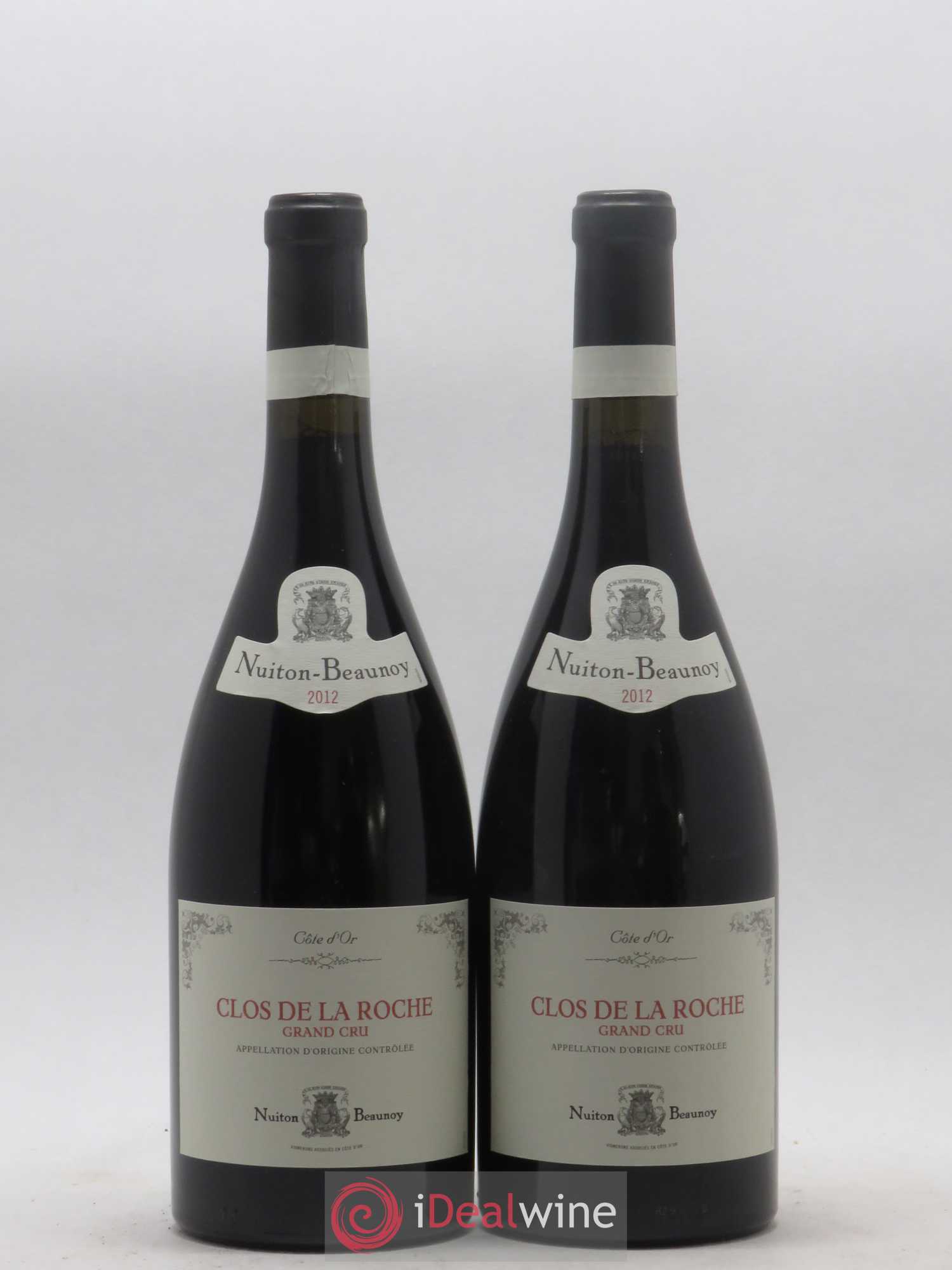 Clos de la Roche Grand Cru Domaine Nuiton Beaunoy 2012 - Posten von 2 Flaschen - 0