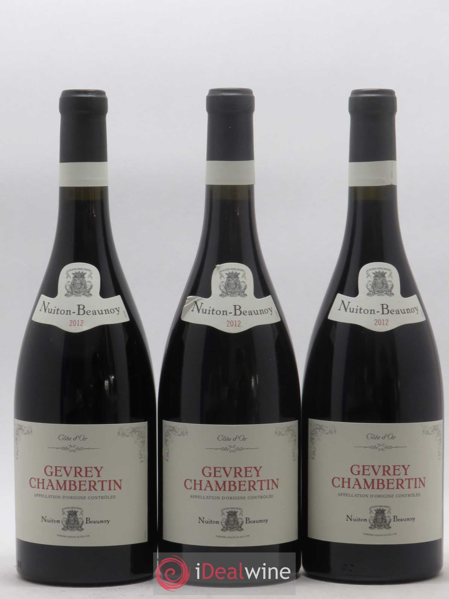 Gevrey-Chambertin Domaine Nuiton -Beaunoy 2012 - Posten von 3 Flaschen - 0