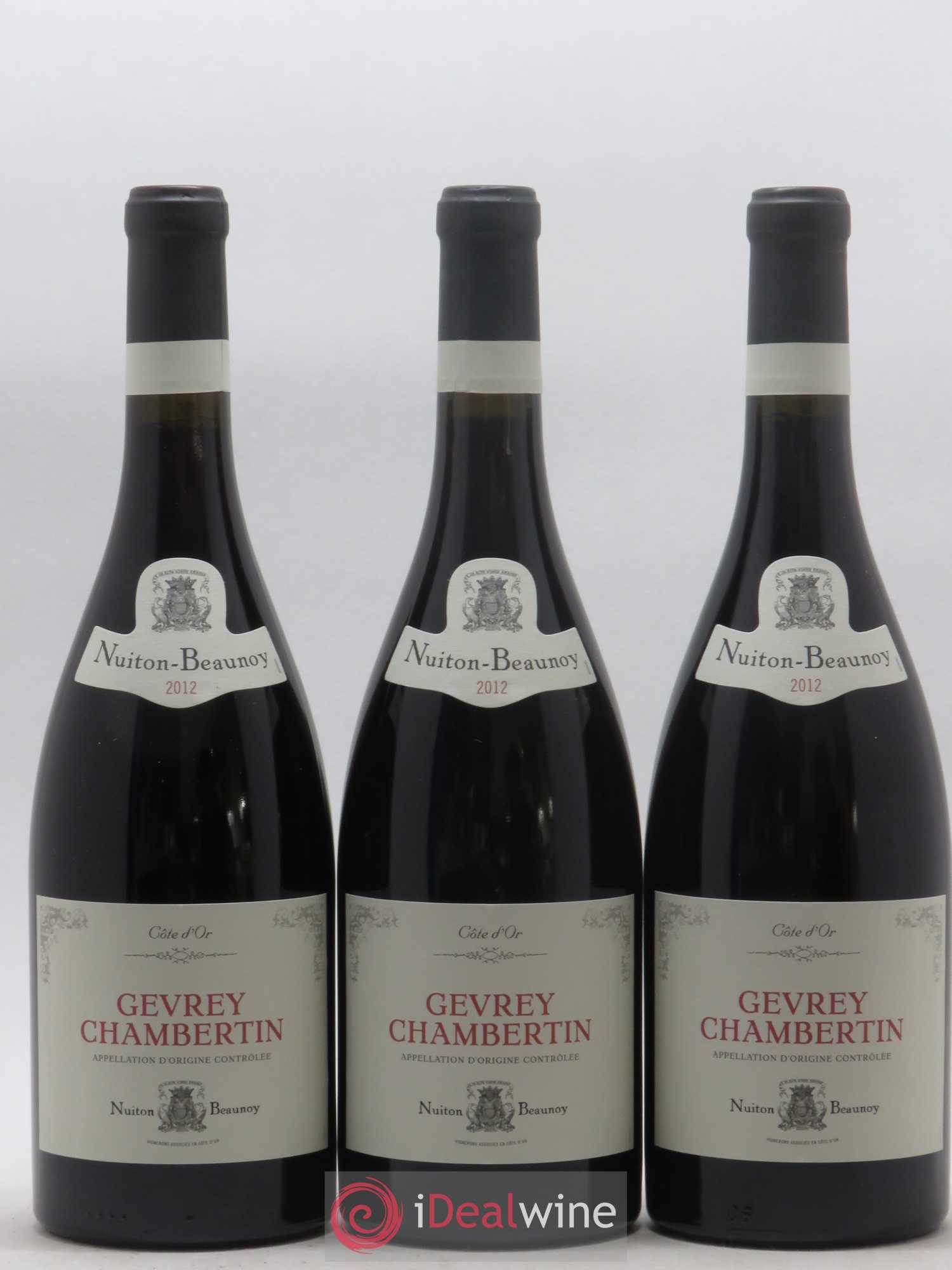 Gevrey-Chambertin Domaine Nuiton -Beaunoy 2012 - Posten von 3 Flaschen - 0