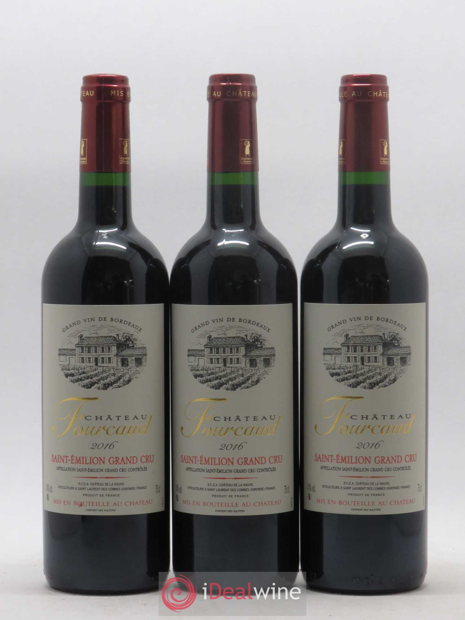 Saint-Émilion Grand Cru Château Fourcaud 2016 - Lot de 12 bouteilles - 2