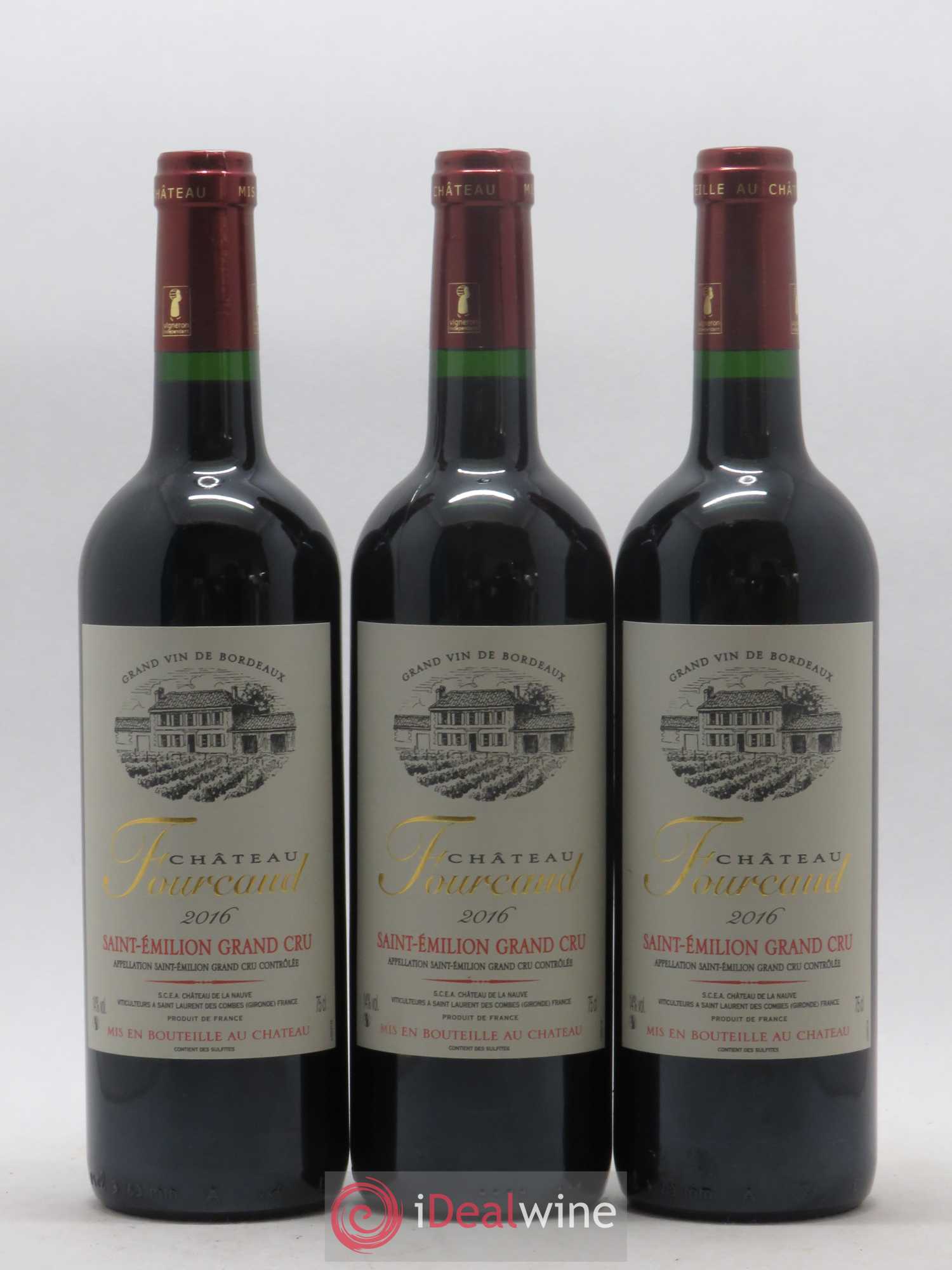 Saint-Émilion Grand Cru Château Fourcaud 2016 - Lot de 12 bouteilles - 4