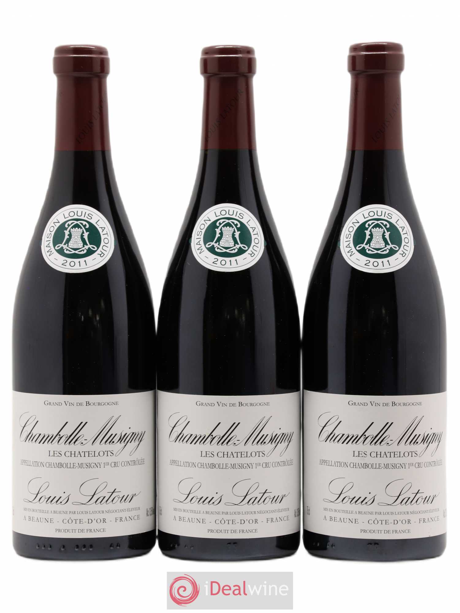 Chambolle-Musigny 1er Cru Les Chatelots Louis Latour 2011 - Posten von 3 Flaschen - 0