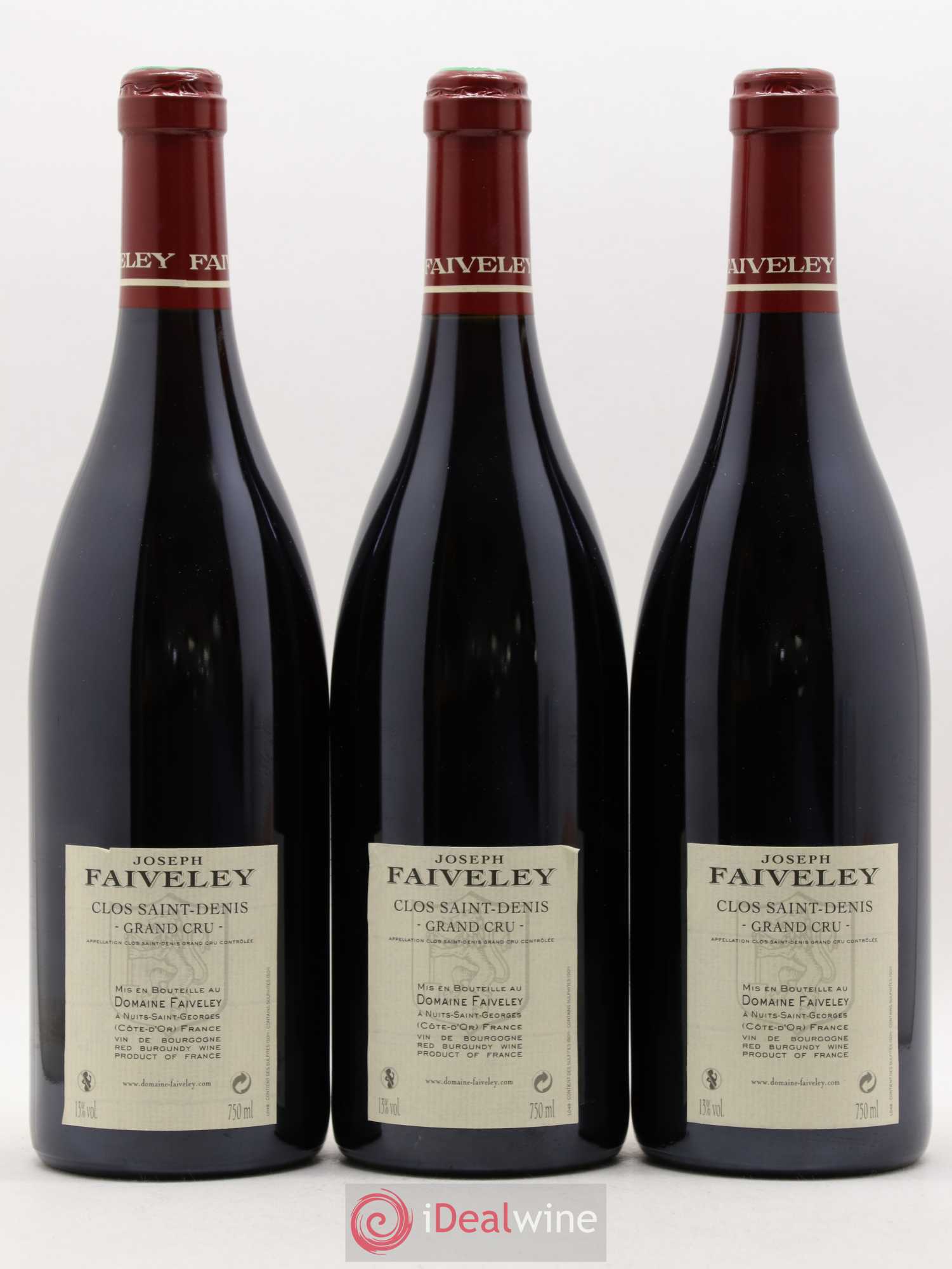 Clos Saint-Denis Grand Cru Faiveley 2014 - Lot de 3 bouteilles - 1
