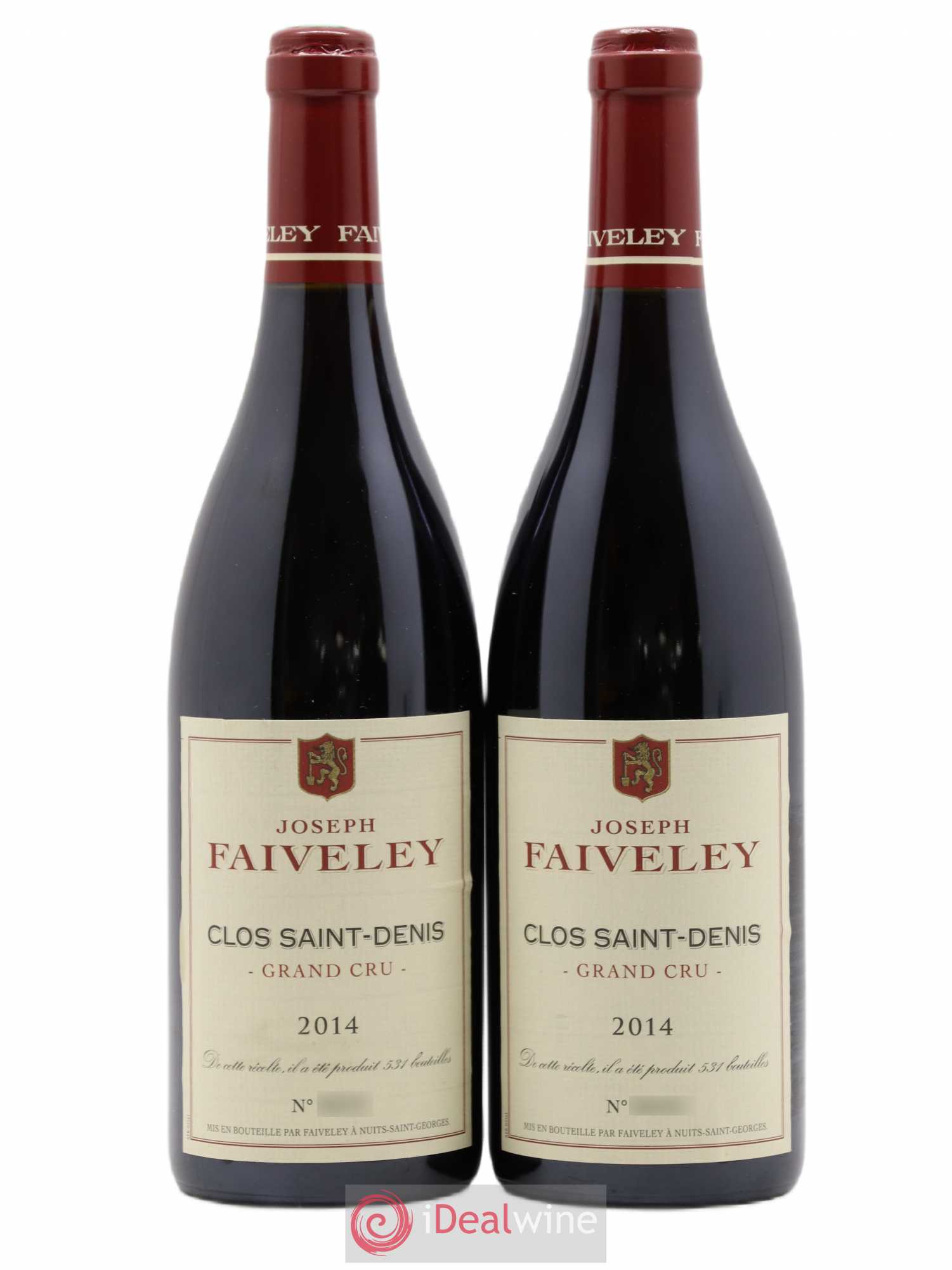 Clos Saint-Denis Grand Cru Faiveley 2014 - Lot de 2 bouteilles - 0