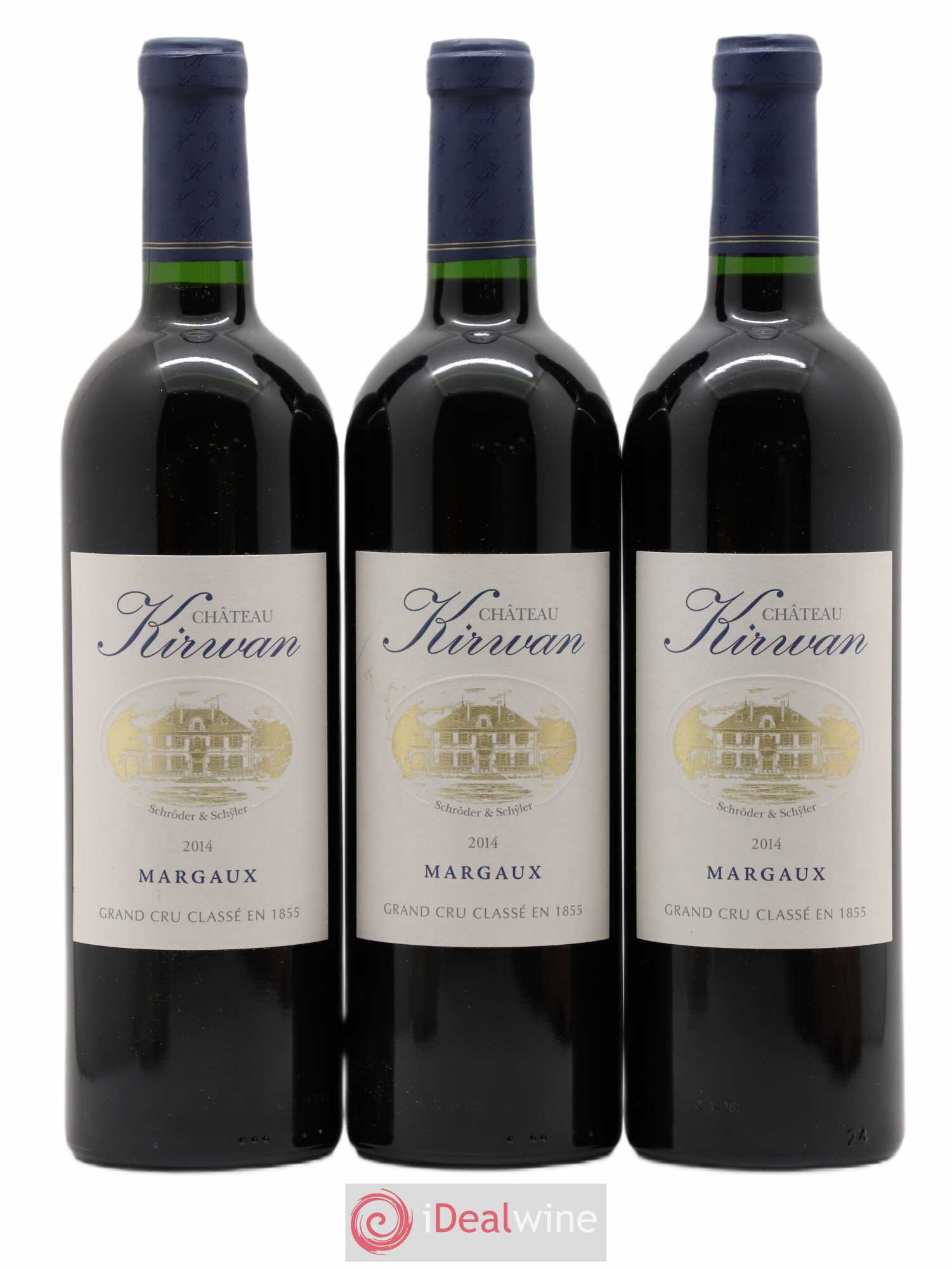 Château Kirwan 3ème Grand Cru Classé 2014 - Lot de 3 bouteilles - 0