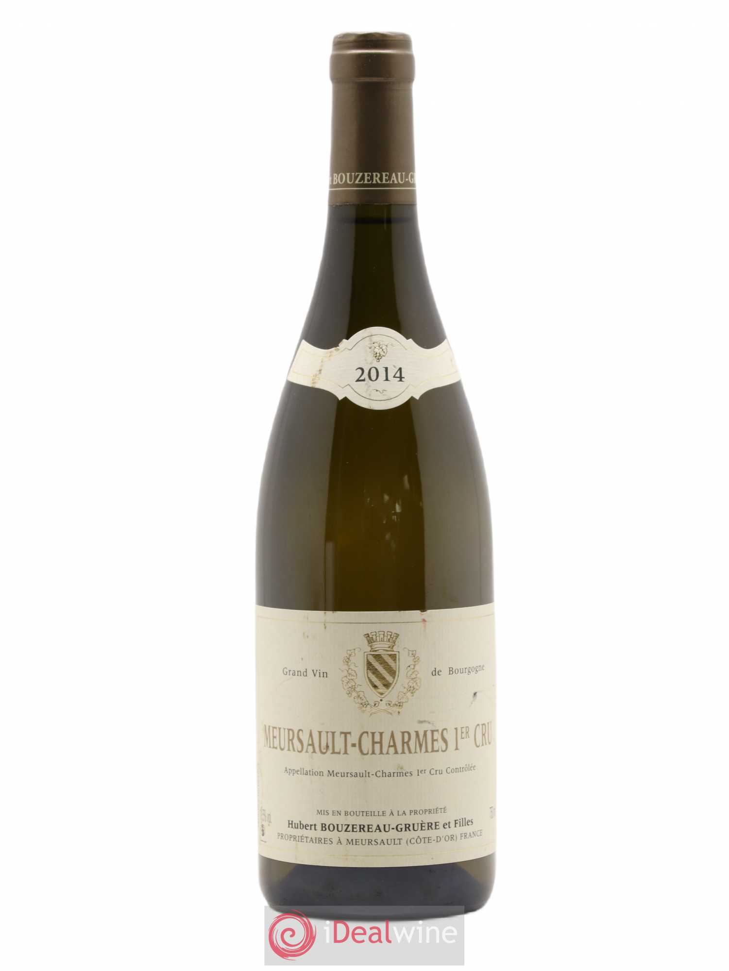 Meursault 1er Cru Charmes Hubert Bouzereau-Gruère 2014 - Posten von 1 Flasche - 0