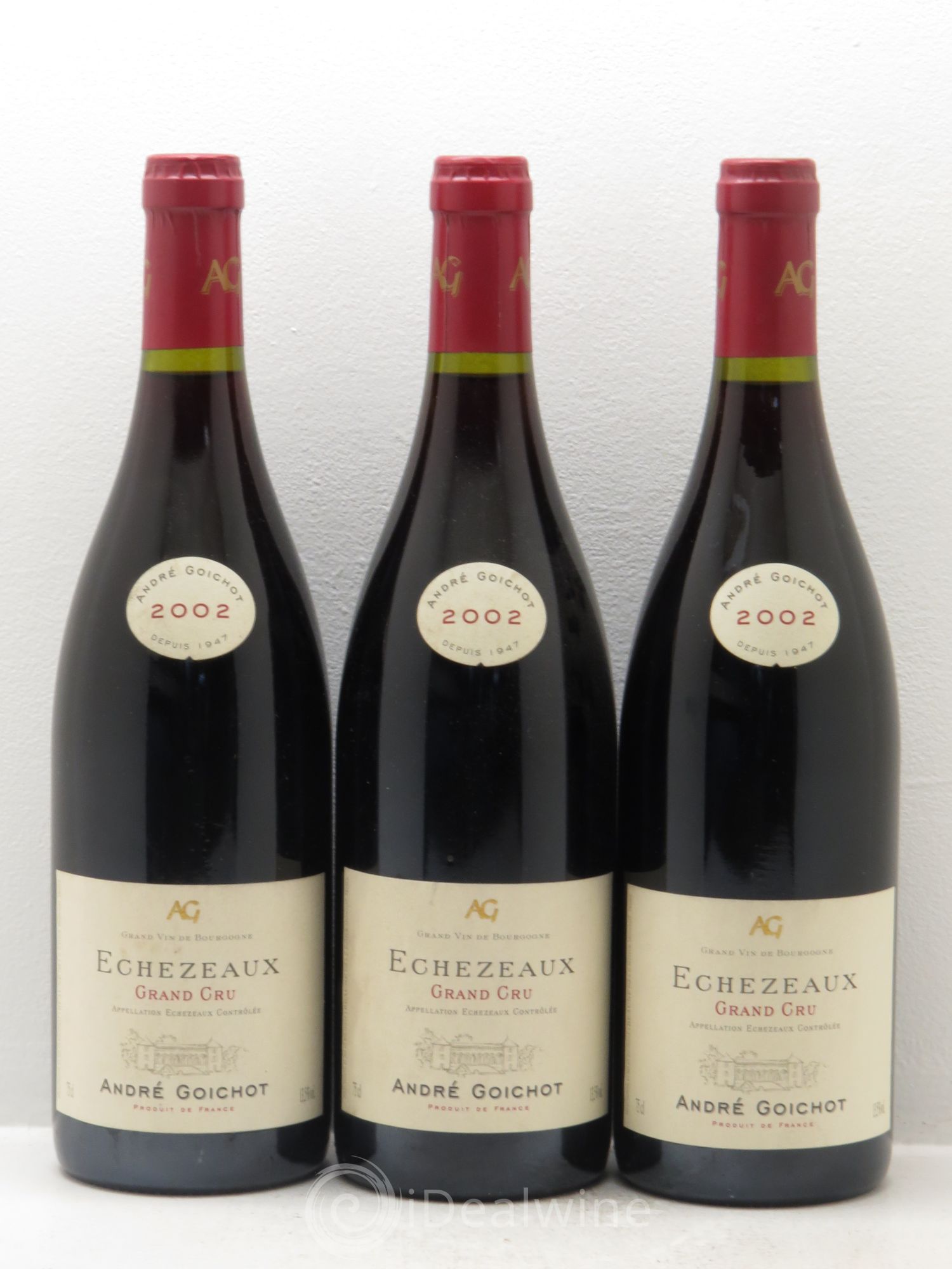 Echezeaux Grand Cru André Goichot 2002 - Lot de 3 bouteilles - 0