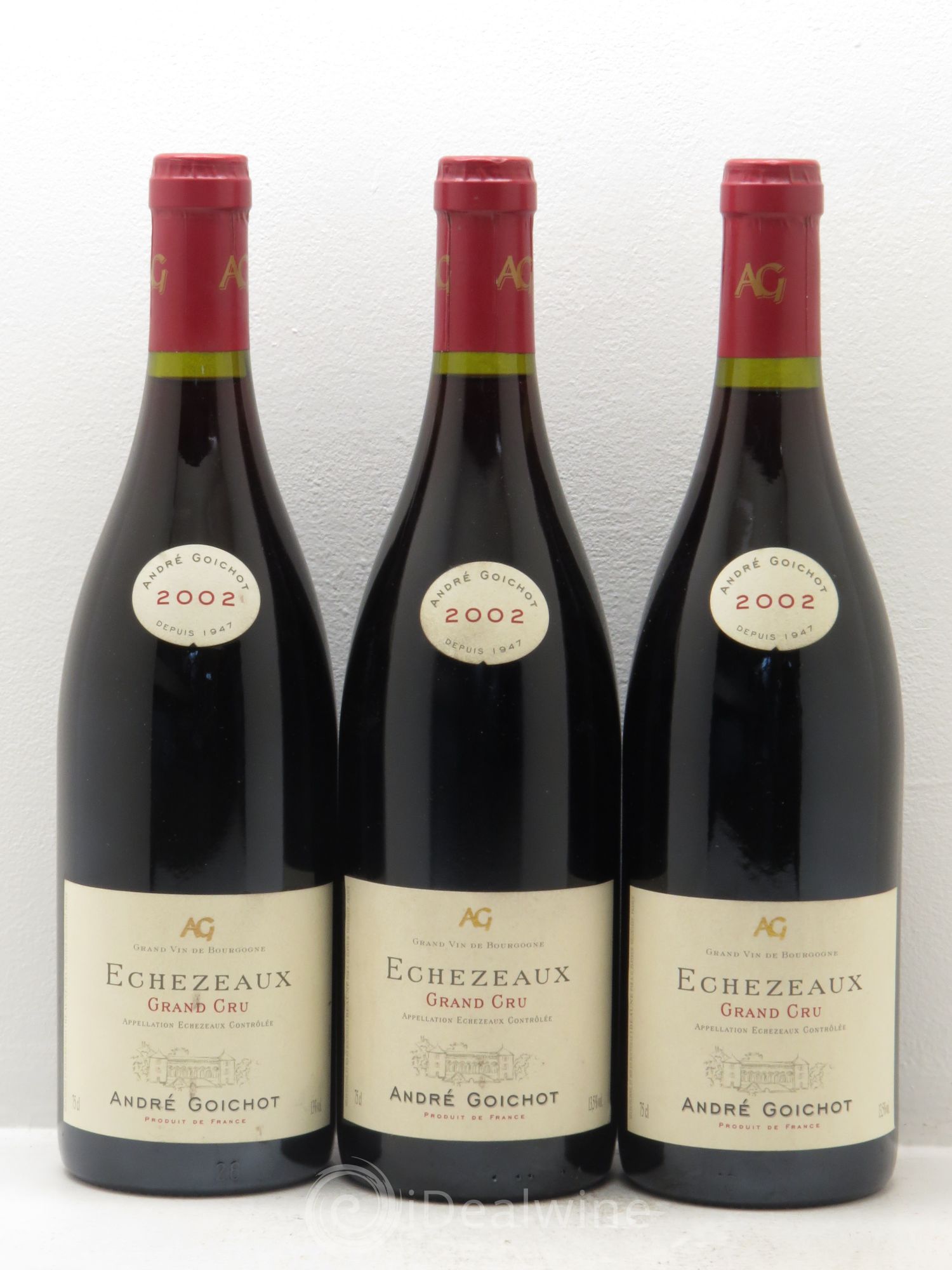 Echezeaux Grand Cru André Goichot 2002 - Lot de 3 bouteilles - 0
