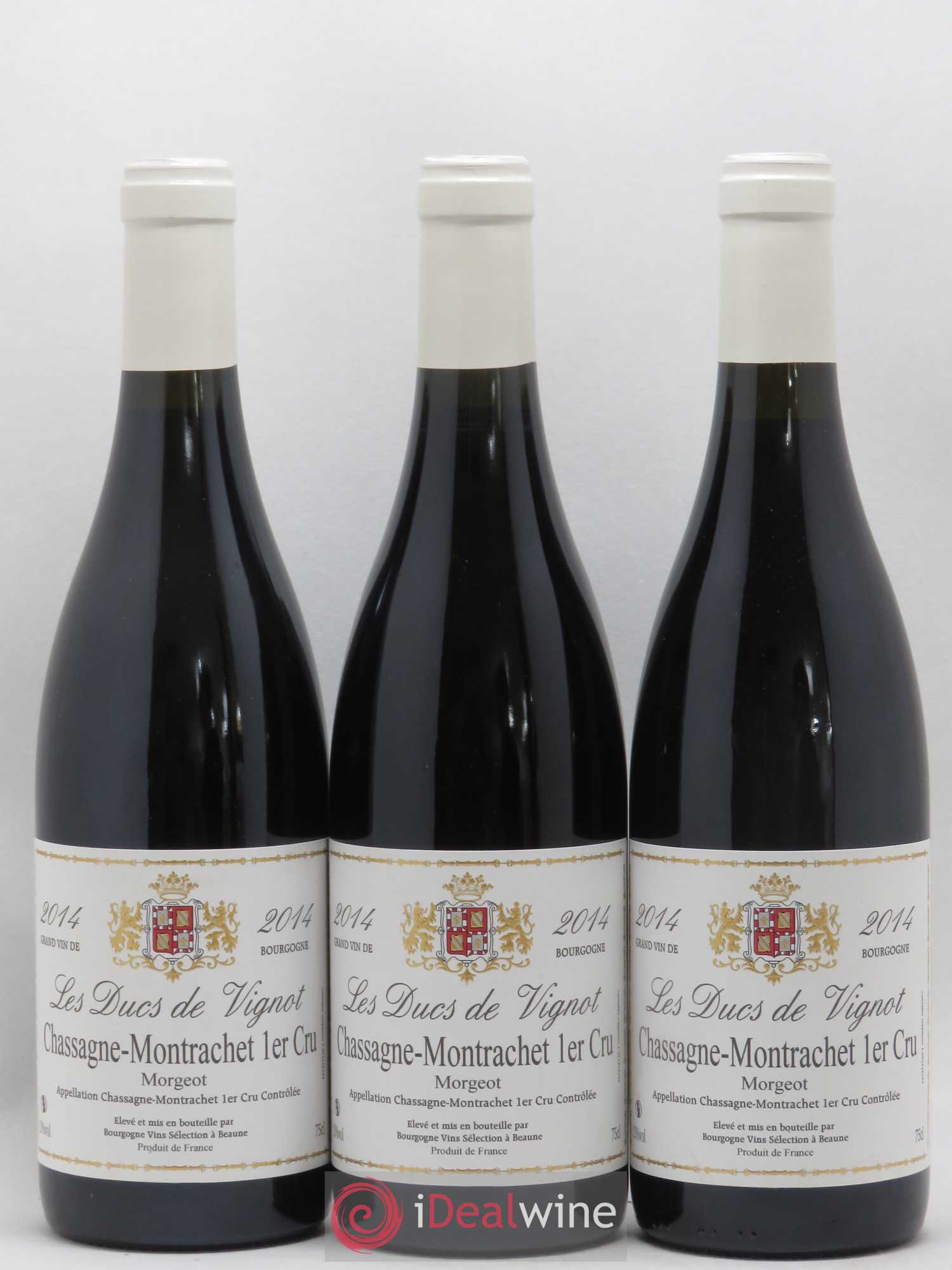 Chassagne-Montrachet 1er Cru Morgeot Les Ducs de Vignot 2014 - Posten von 3 Flaschen - 0