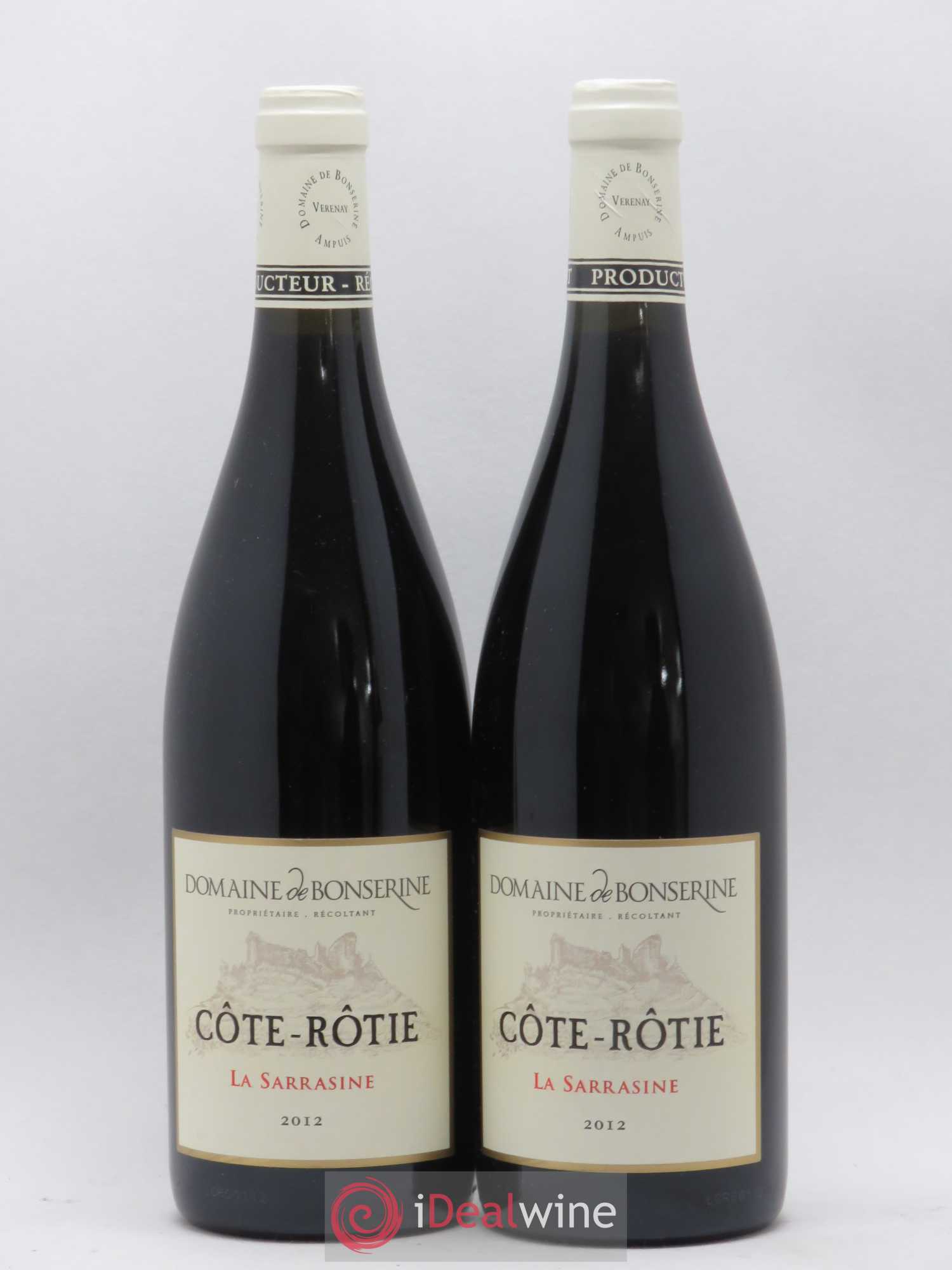 Côte-Rôtie La Sarrasine Bonserine (Domaine de) 2012 - Lot de 2 bouteilles - 0