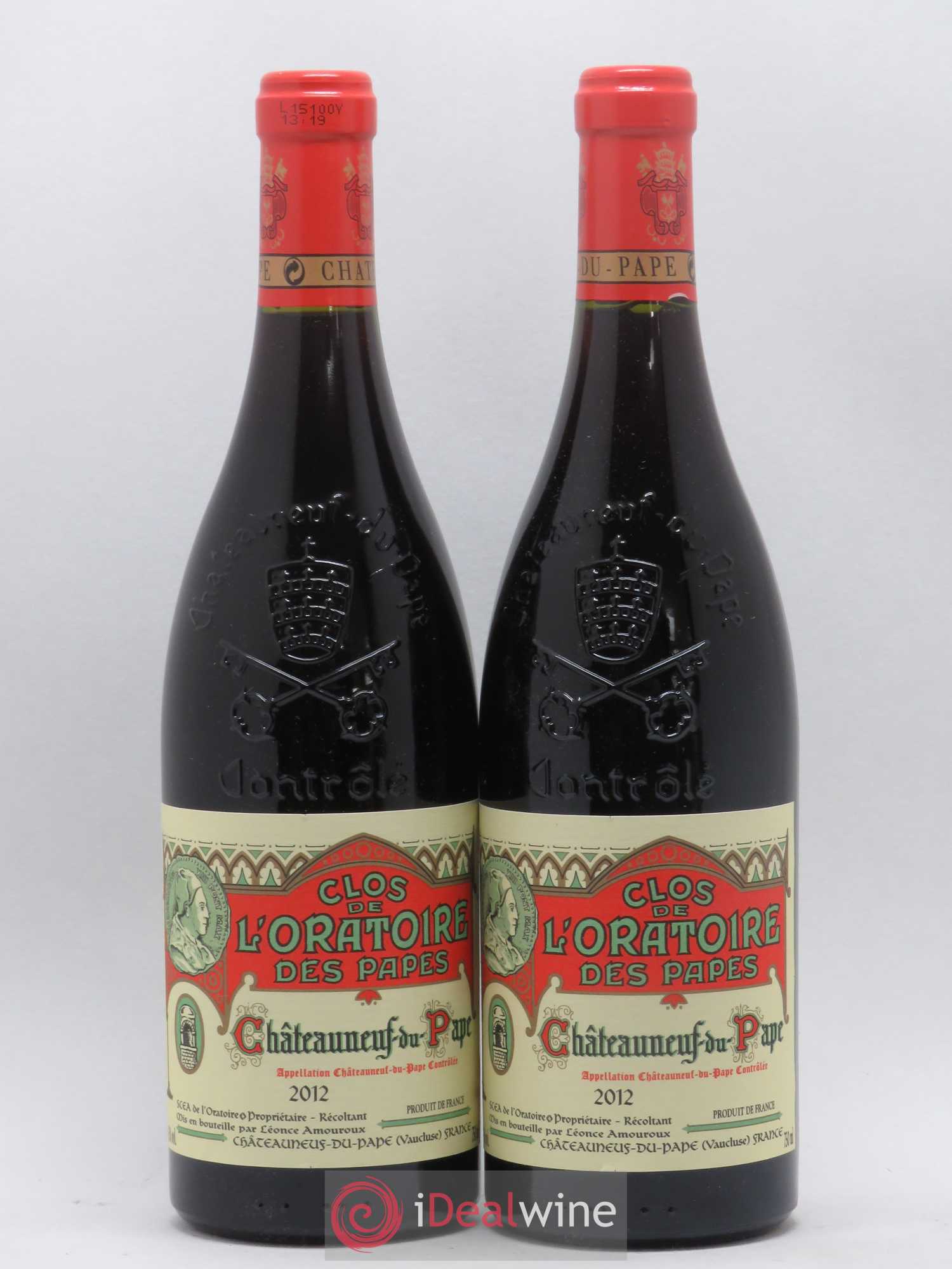 Châteauneuf-du-Pape Clos de l'Oratoire des Papes 2012 - Lot de 2 bouteilles - 0