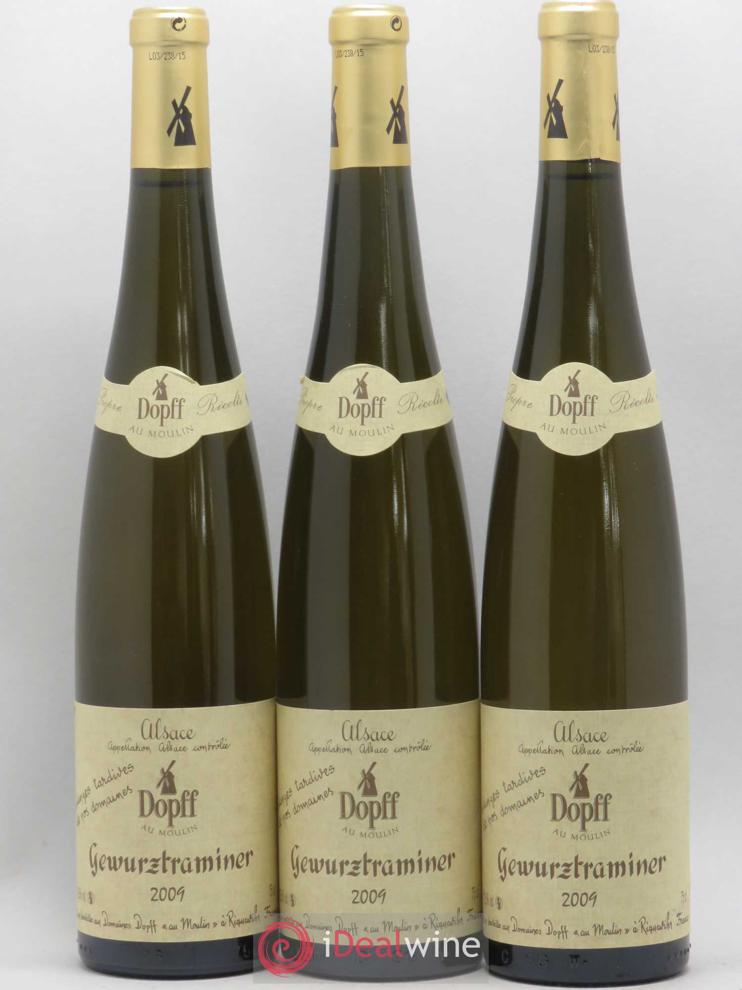 Gewurztraminer Vendanges Tardives 2009 - Lotto di 3 bottiglie - 0