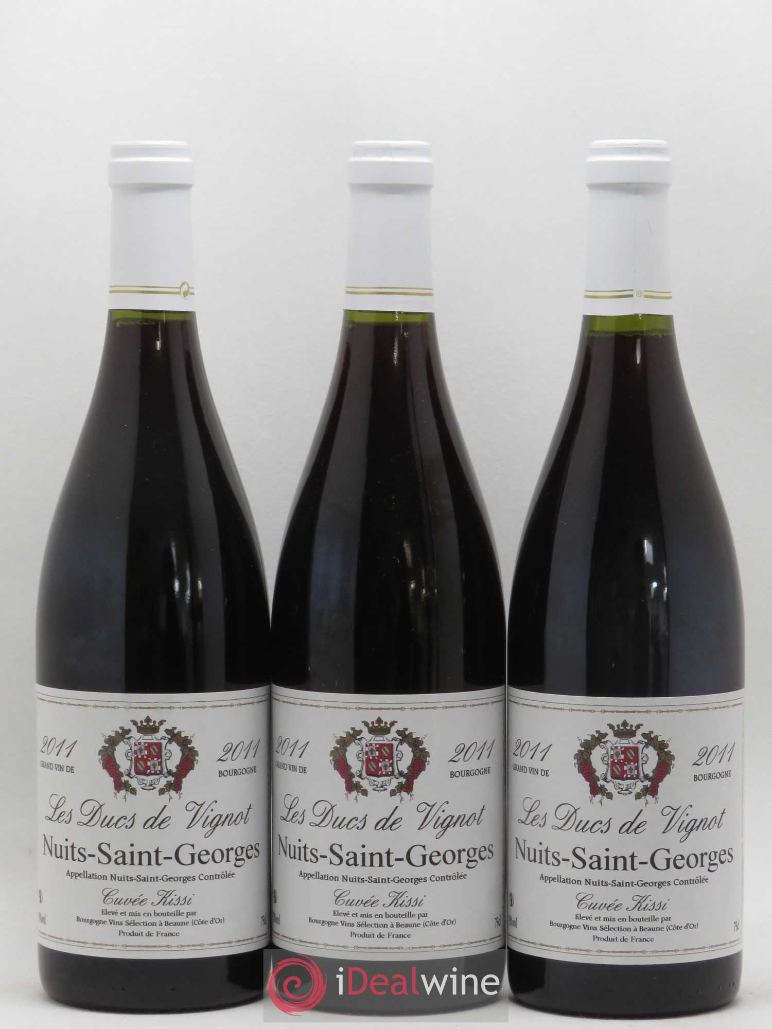 Nuits-Saint-Georges Cuvée Kissi Les Ducs de Vignot 2011 - Posten von 3 Flaschen - 0
