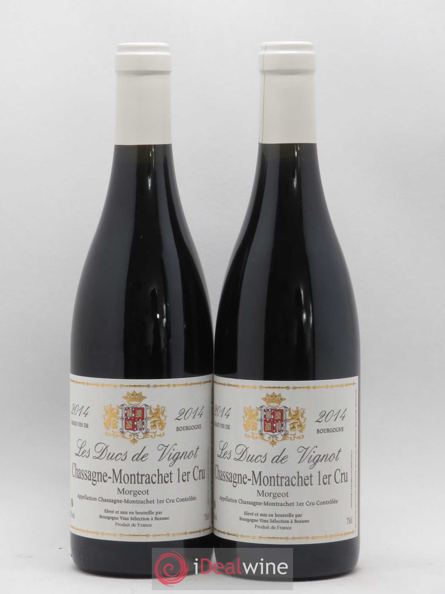 Chassagne-Montrachet 1er Cru Morgeot Les Ducs de Vignot 2014 - Lotto di 2 bottiglie - 0