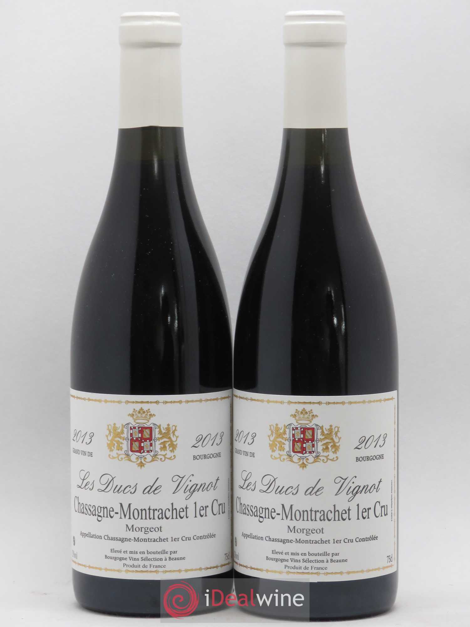 Chassagne-Montrachet 1er Cru Morgeot Les Ducs de Vignot 2013 - Lotto di 2 bottiglie - 0