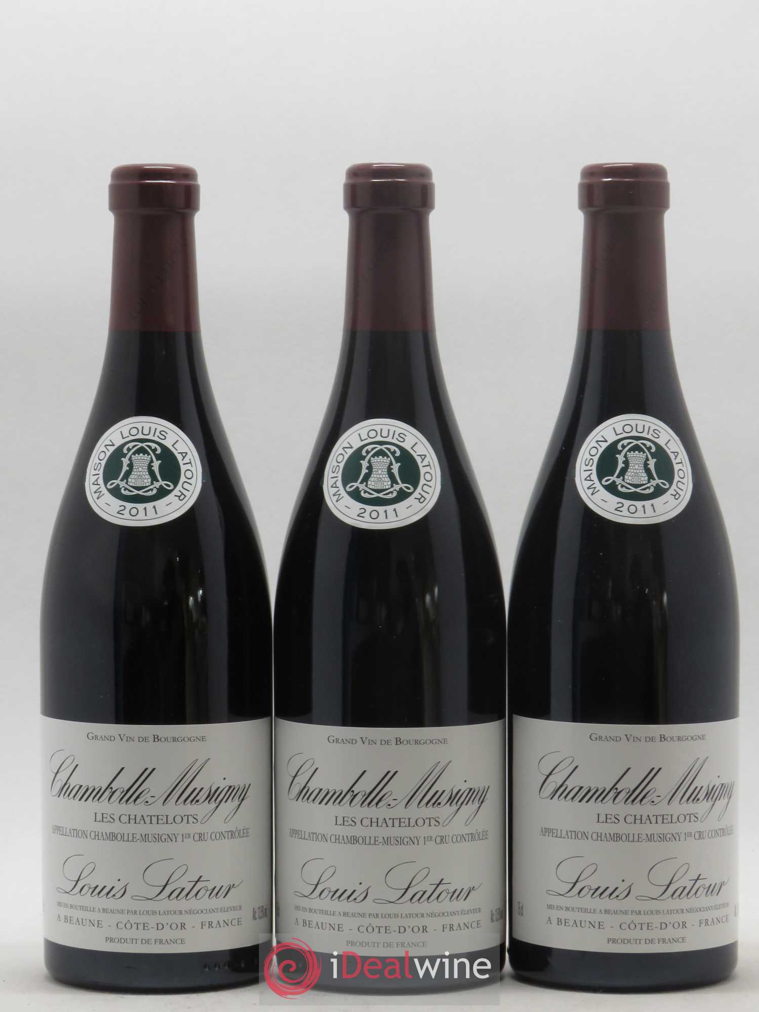 Chambolle-Musigny 1er Cru Les Chatelots Domaine Louis Latour 2011 - Posten von 3 Flaschen - 0