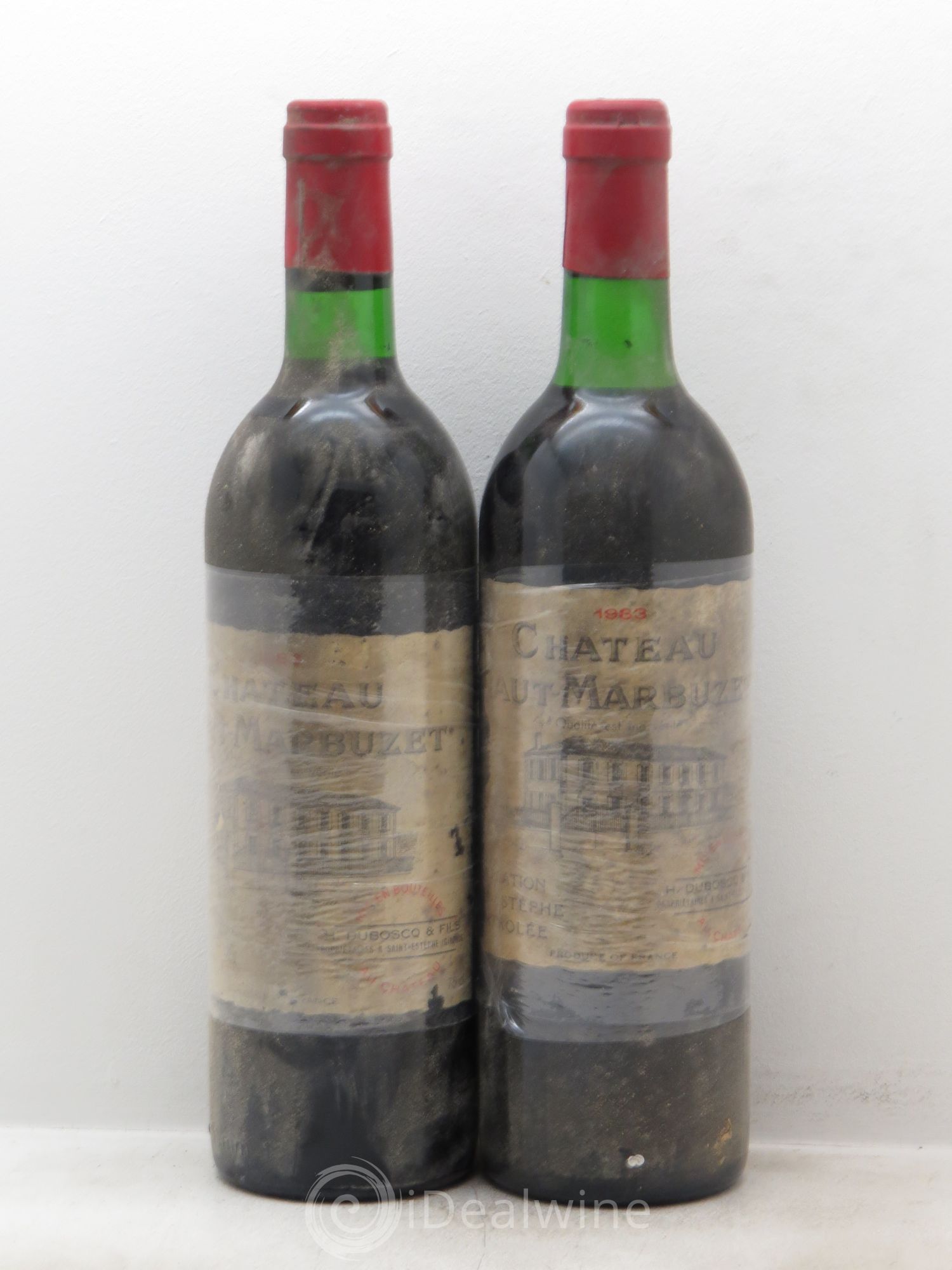 Château Haut Marbuzet 1983 - Lot de 2 bouteilles - 0