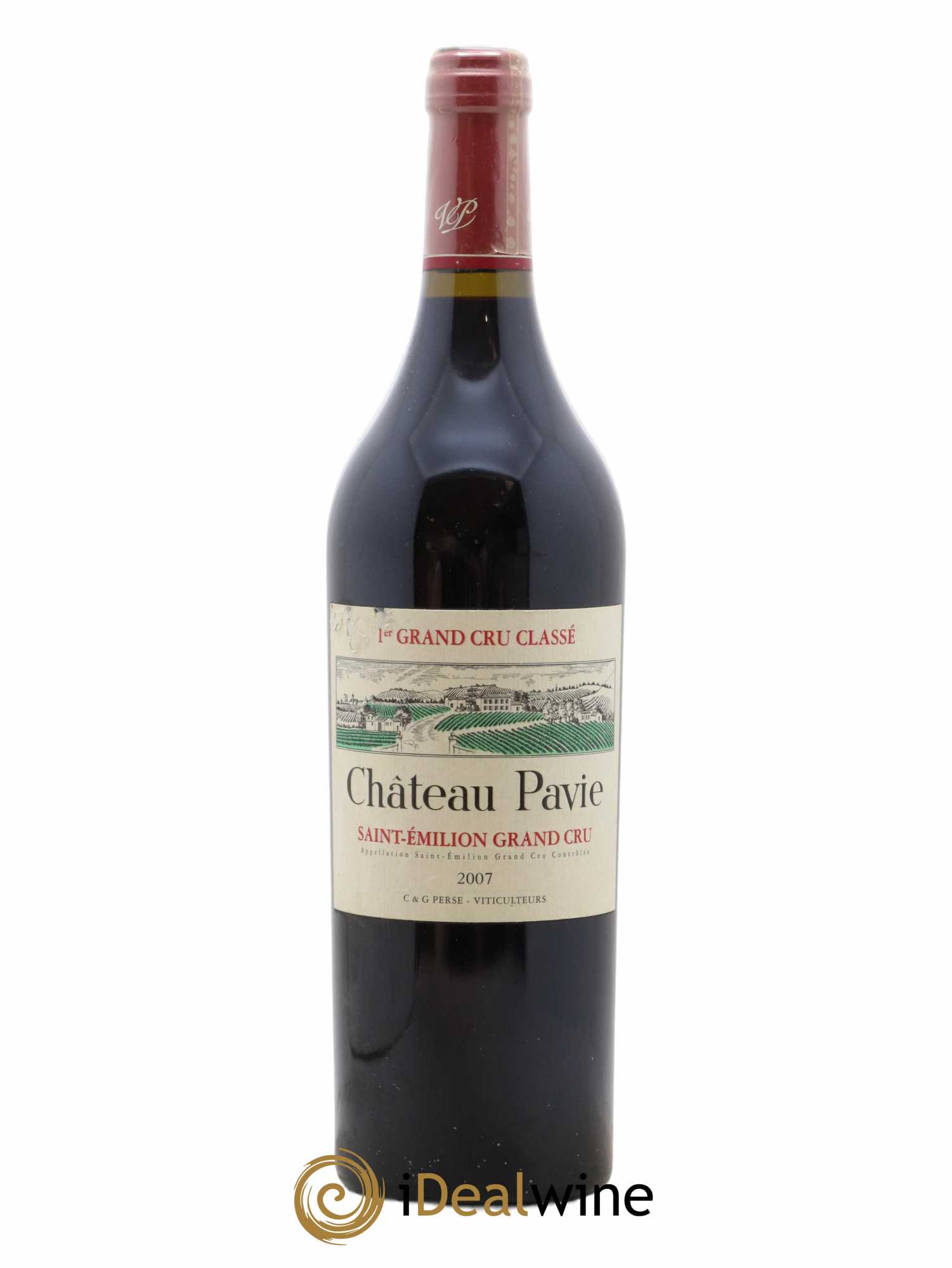 Château Pavie 1er Grand Cru Classé A 2007 - Lot de 1 bouteille - 0
