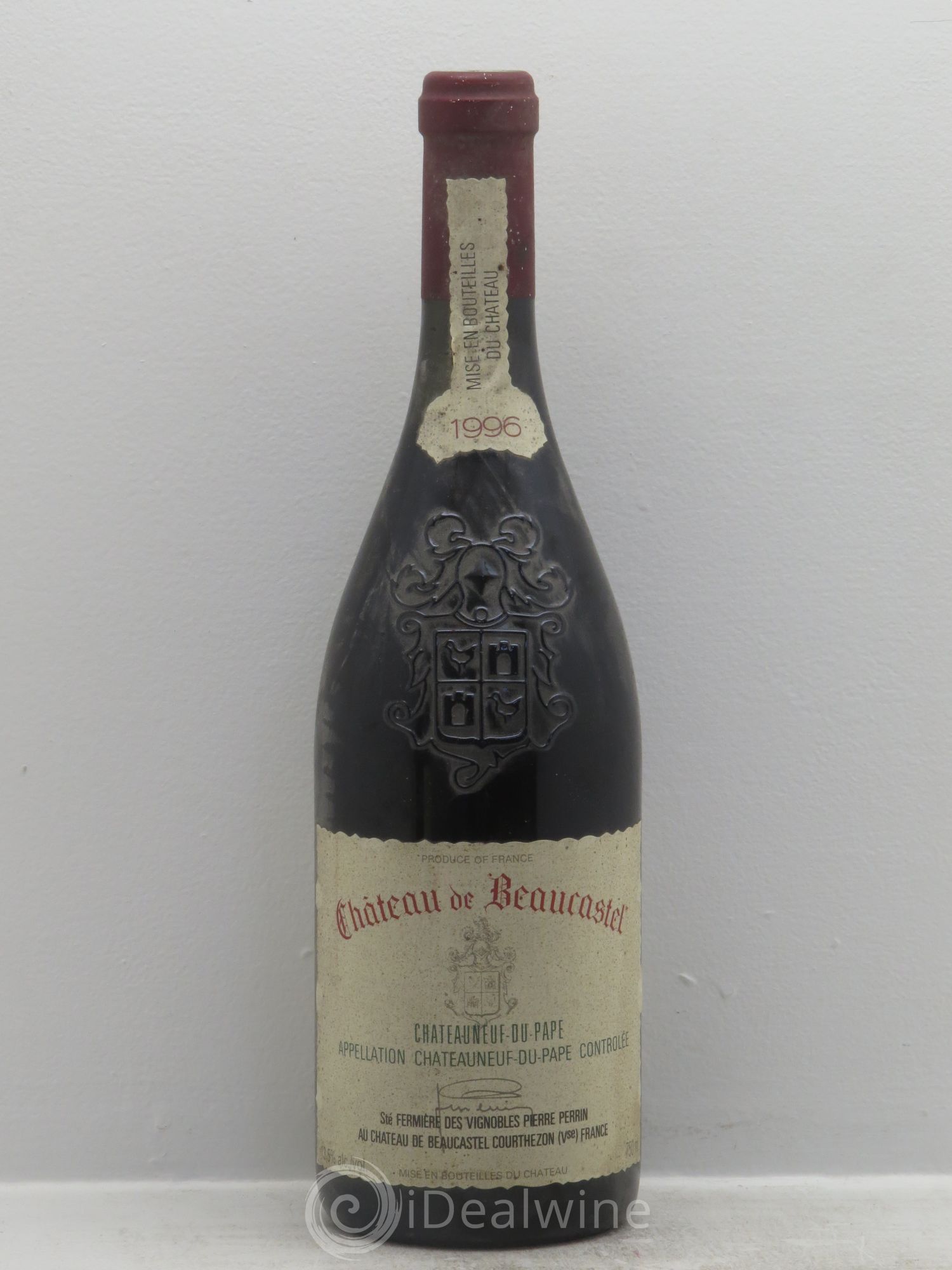 Châteauneuf-du-Pape Château de Beaucastel Famille Perrin 1996 - Lot de 6 bouteilles - 0