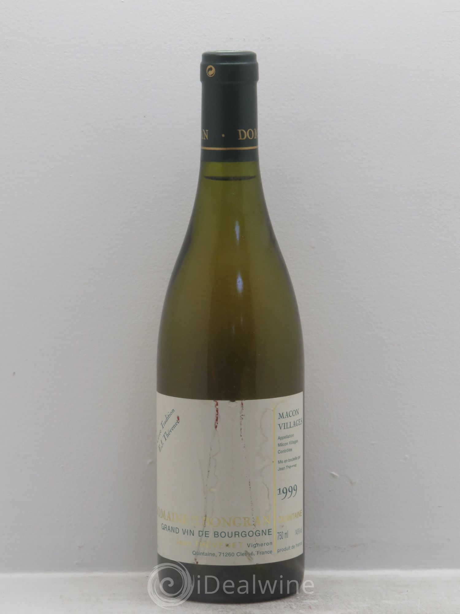 Mâcon Bongran Quintaine Cuvée Tradition 1999 - Posten von 1 Flasche - 0