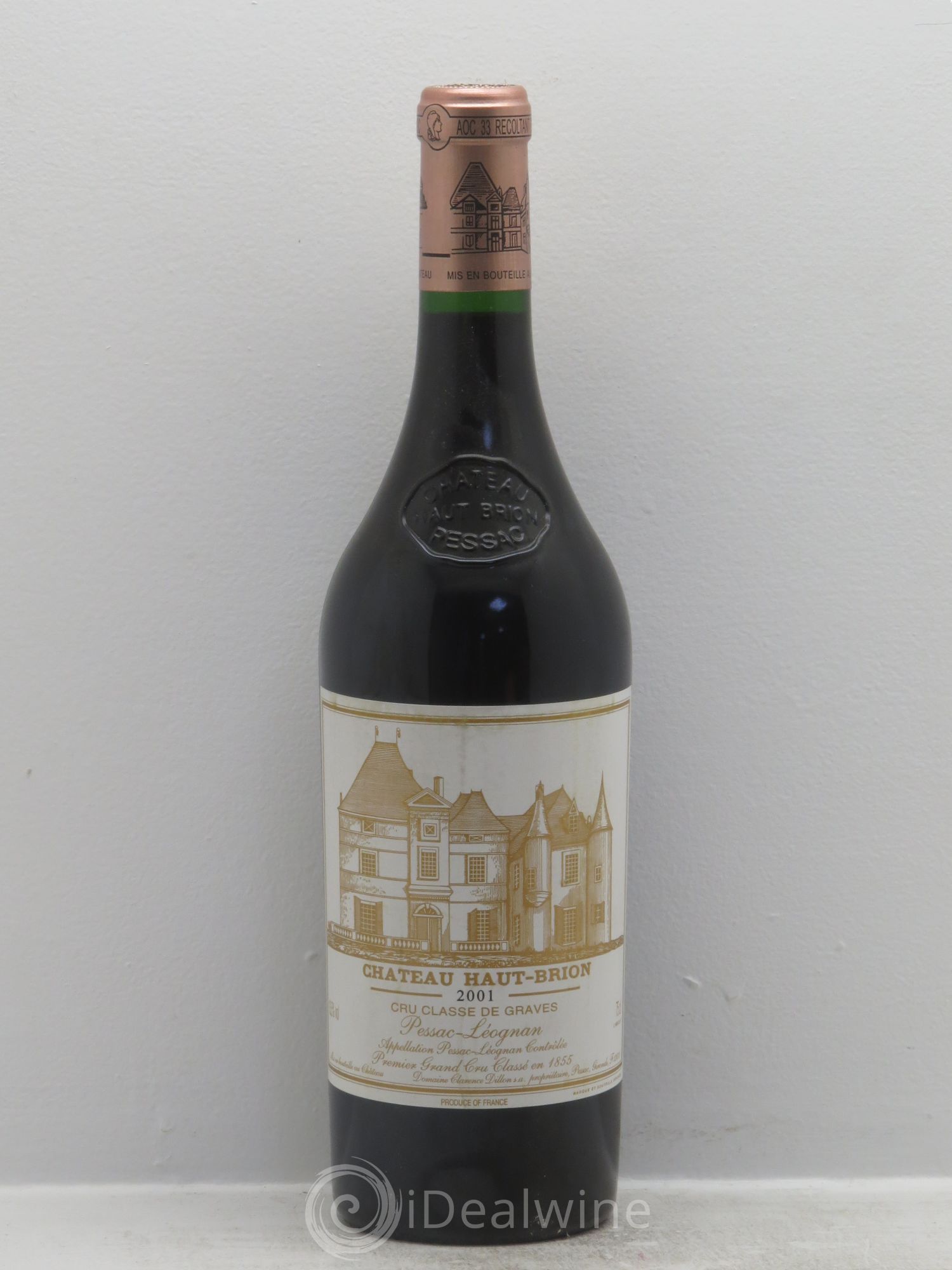 Château Haut Brion 1er Grand Cru Classé 2001 - Lot de 1 bouteille - 0