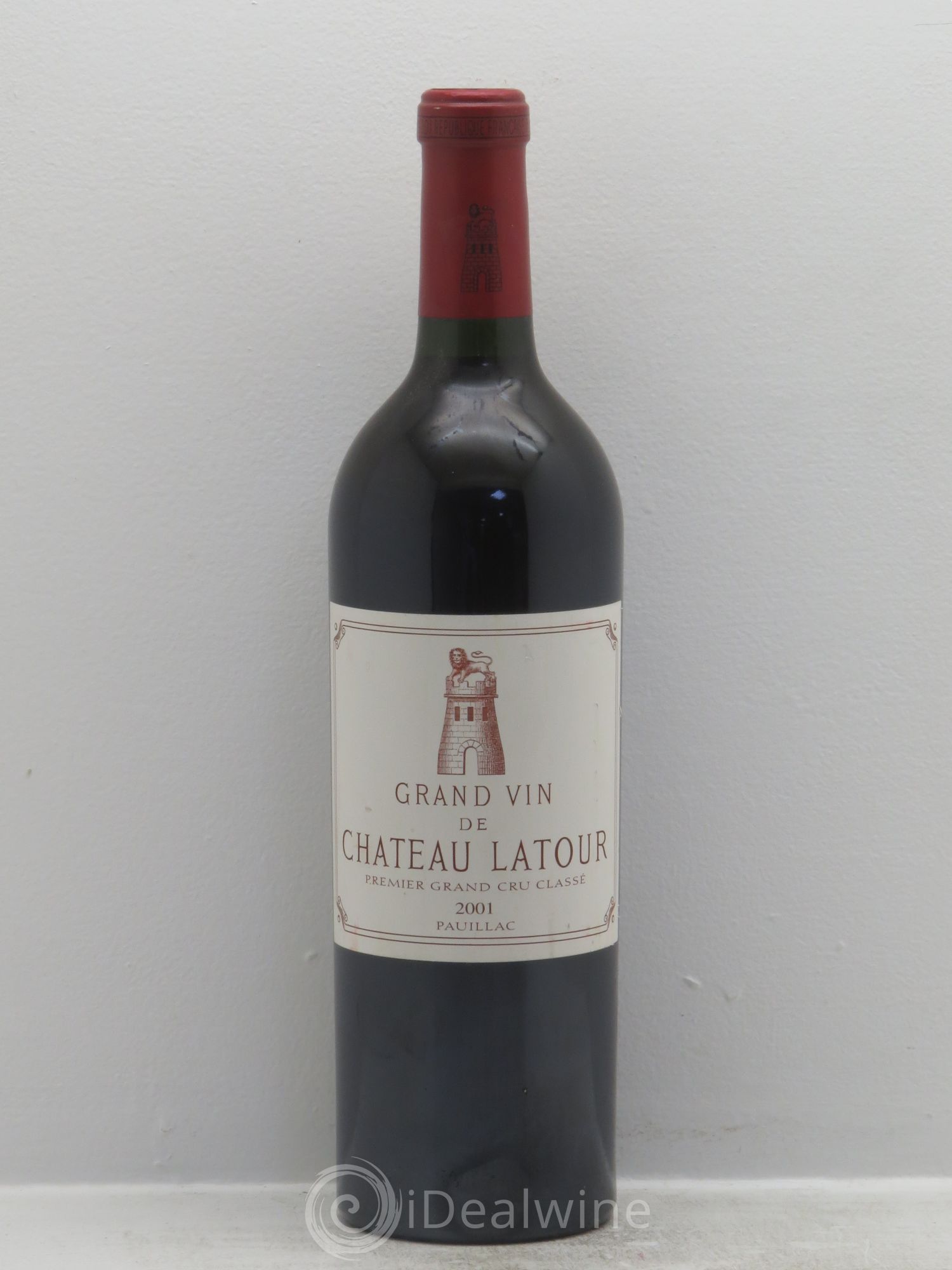 Château Latour 1er Grand Cru Classé 2001 - Lot de 1 bouteille - 0