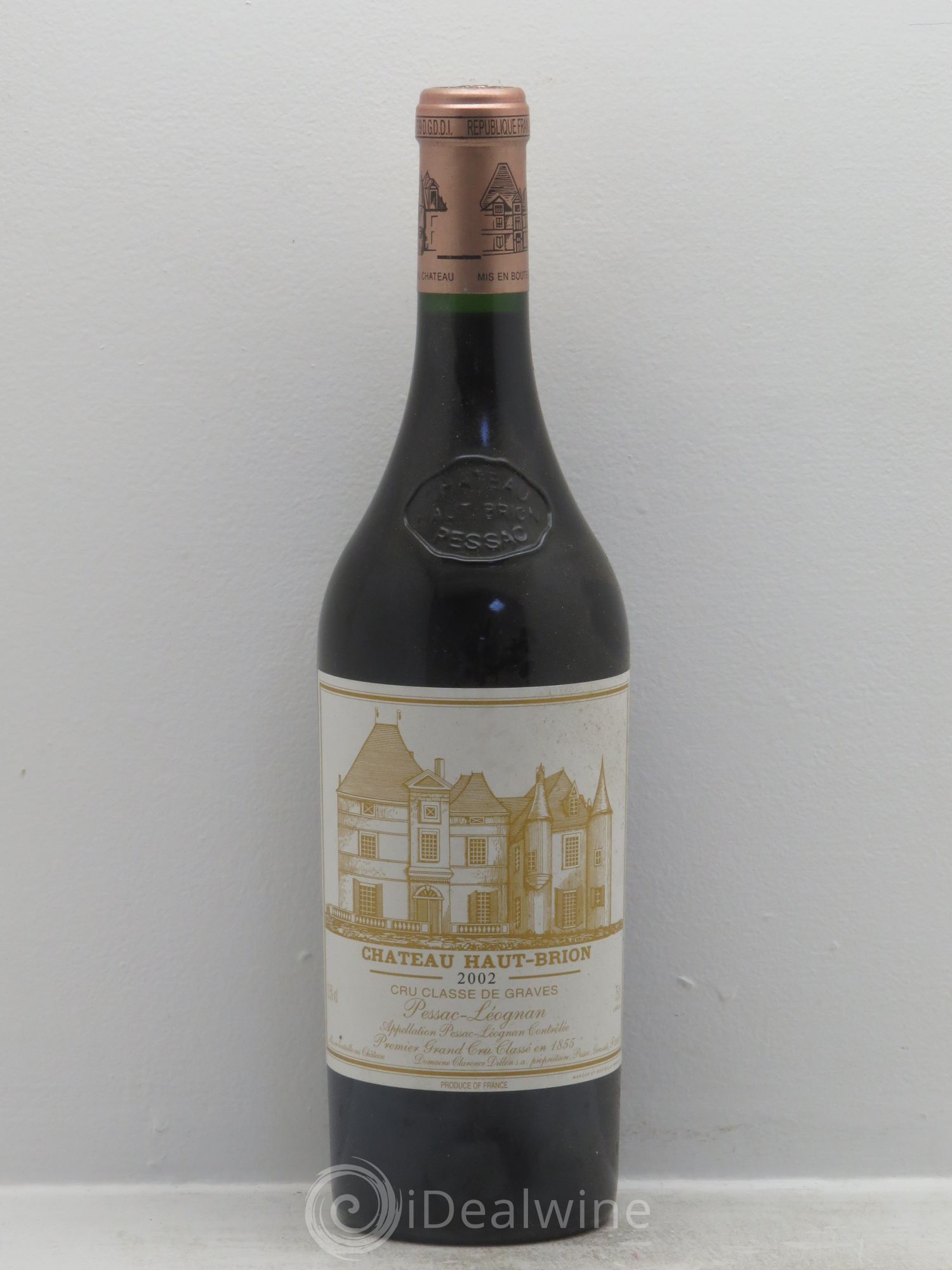 Château Haut Brion 1er Grand Cru Classé 2002 - Lot de 1 bouteille - 0