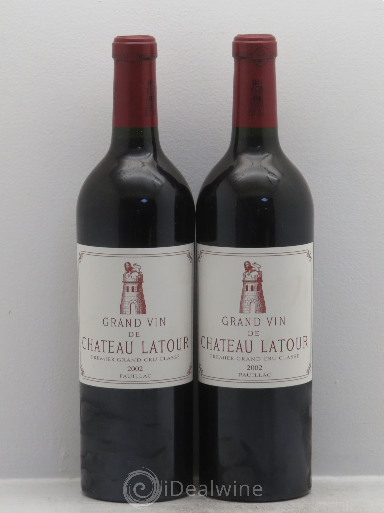 Château Latour 1er Grand Cru Classé 2002 - Lot de 2 bouteilles - 0