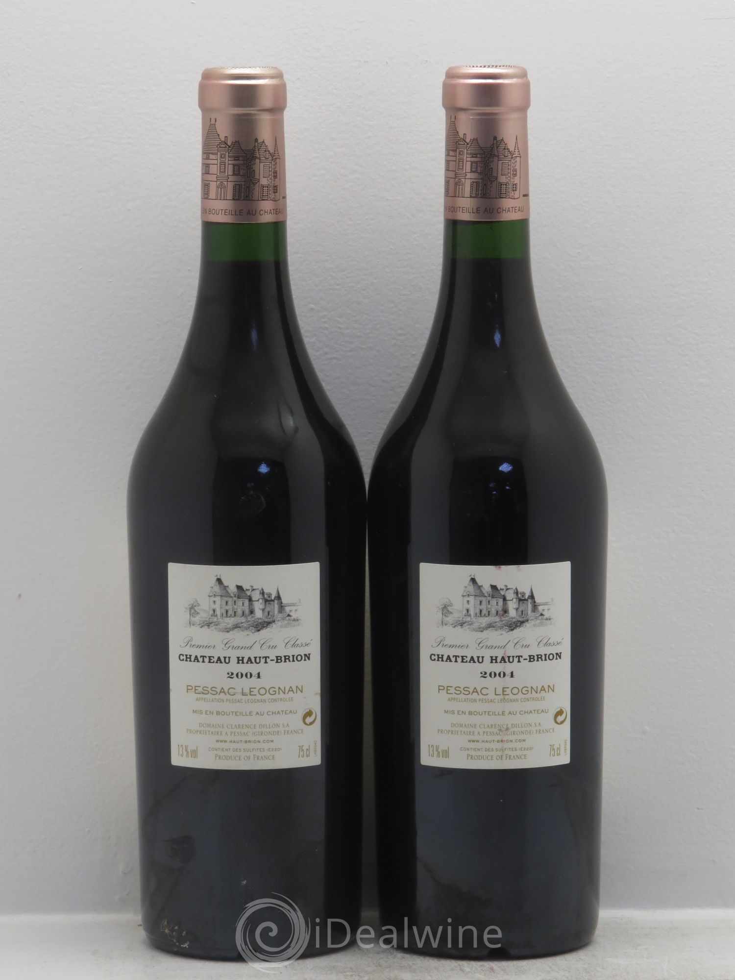 Château Haut Brion 1er Grand Cru Classé 2004 - Lot de 2 bouteilles - 1