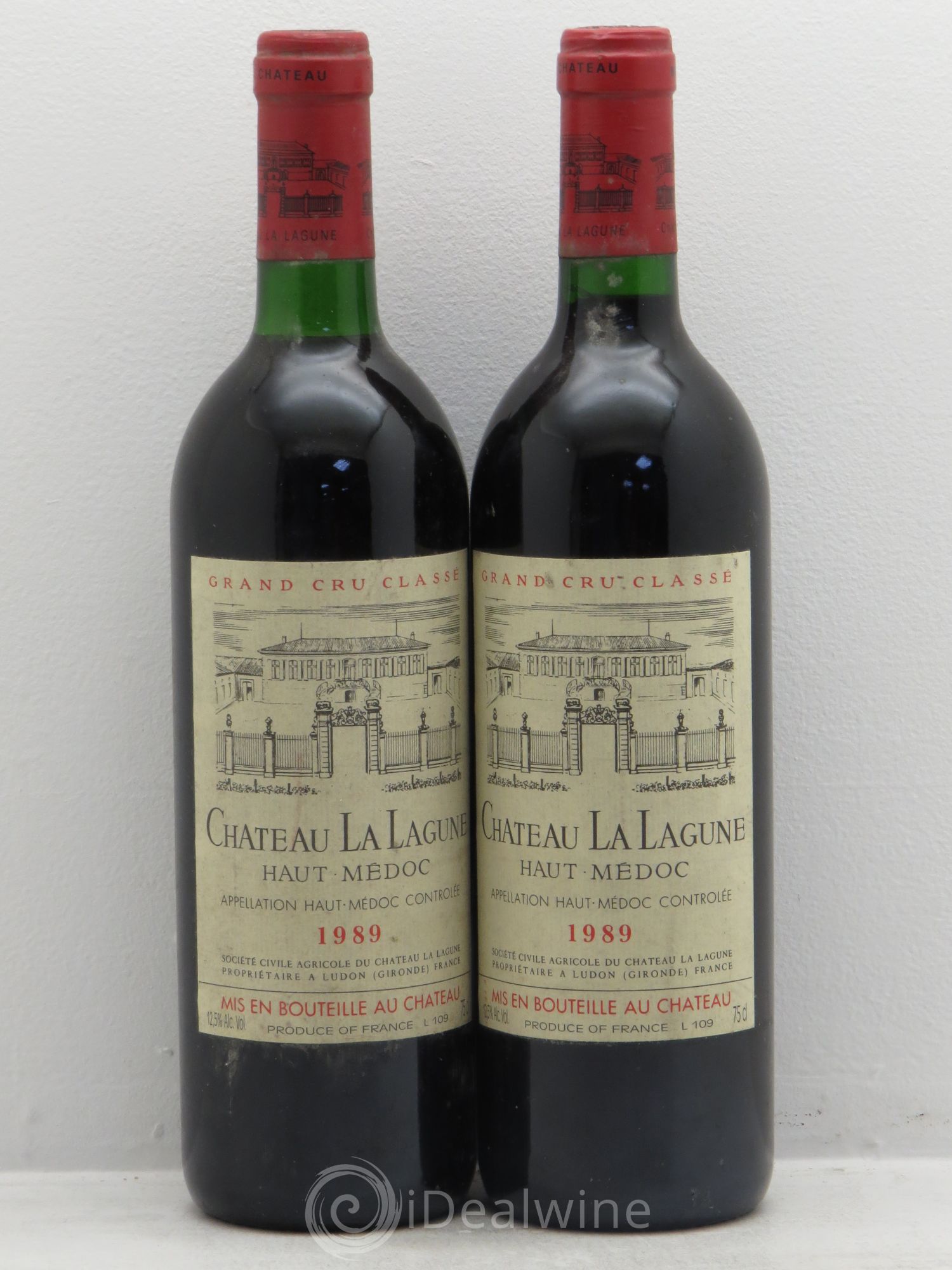 Château la Lagune 3ème Grand Cru Classé 1989 - Lot de 2 bouteilles - 0