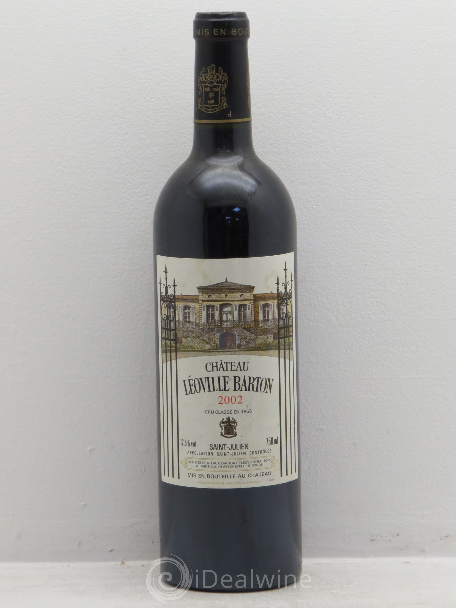 Château Léoville Barton 2ème Grand Cru Classé 2002 - Lot de 1 bouteille - 0