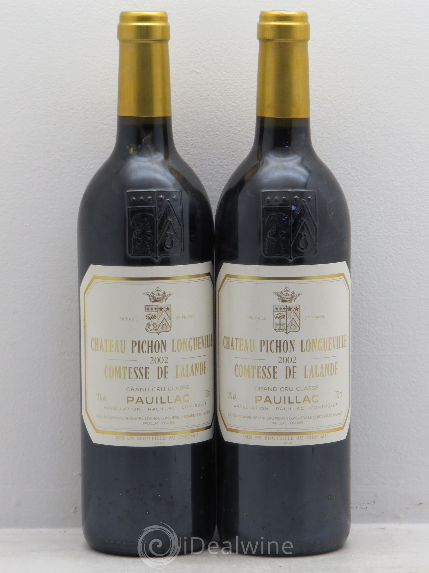 Château Pichon Longueville Comtesse de Lalande 2ème Grand Cru Classé 2002 - Lot de 2 bouteilles - 0