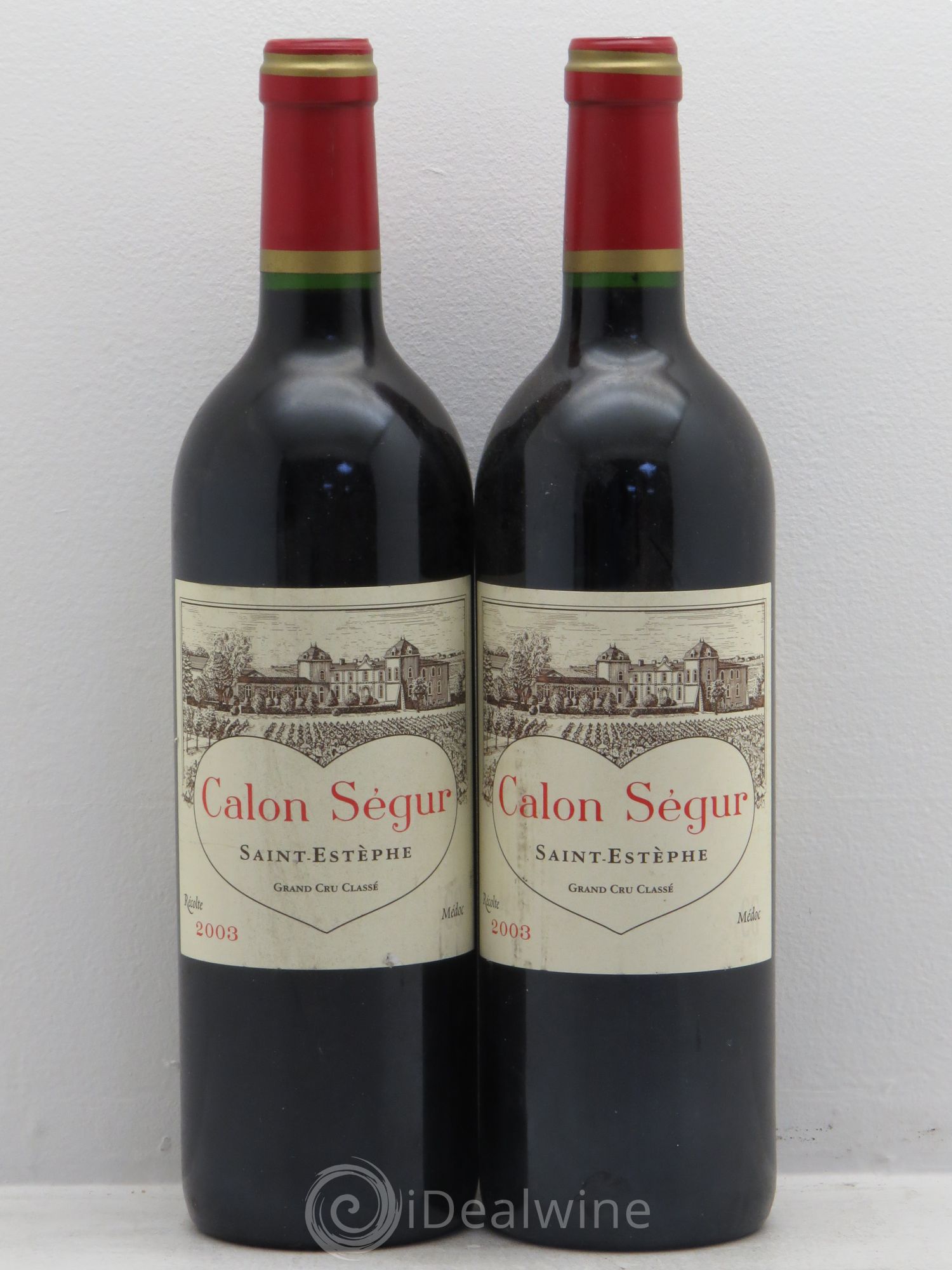 Château Calon Ségur 3ème Grand Cru Classé 2003 - Lot de 2 bouteilles - 0