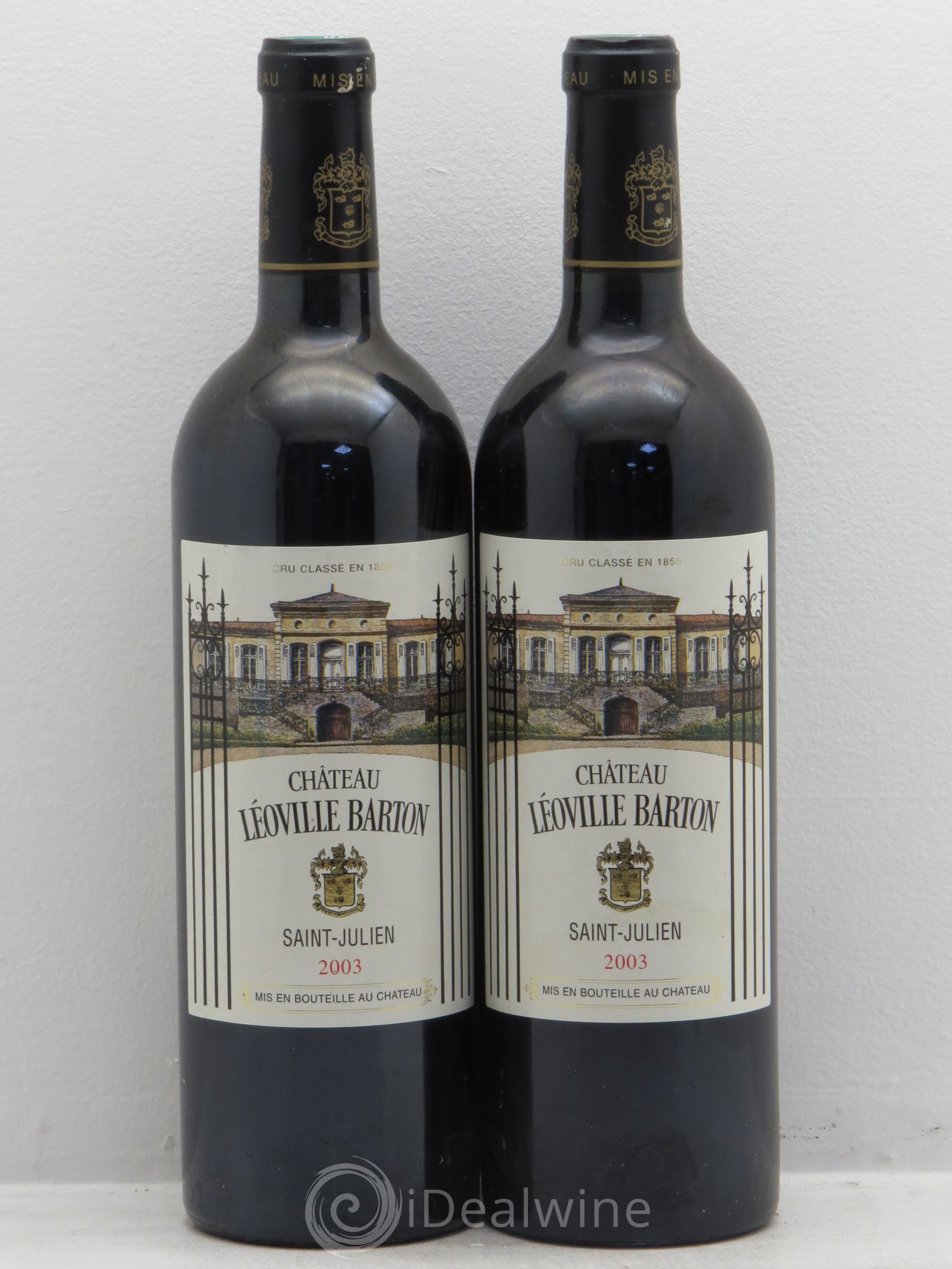 Château Léoville Barton 2ème Grand Cru Classé 2003 - Lot de 2 bouteilles - 0