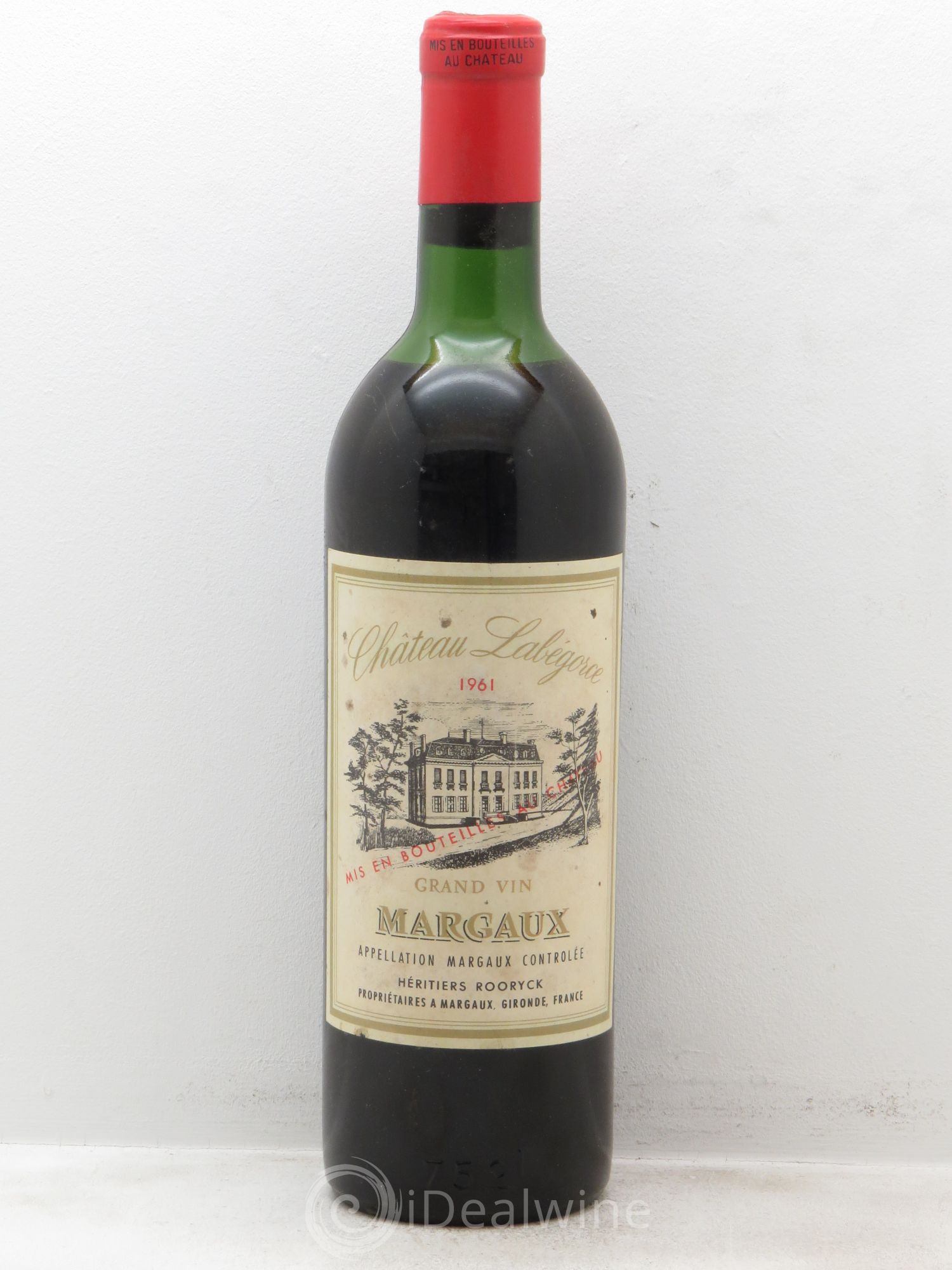Château Labegorce Cru Bourgeois 1961 - Lot de 1 bouteille - 0