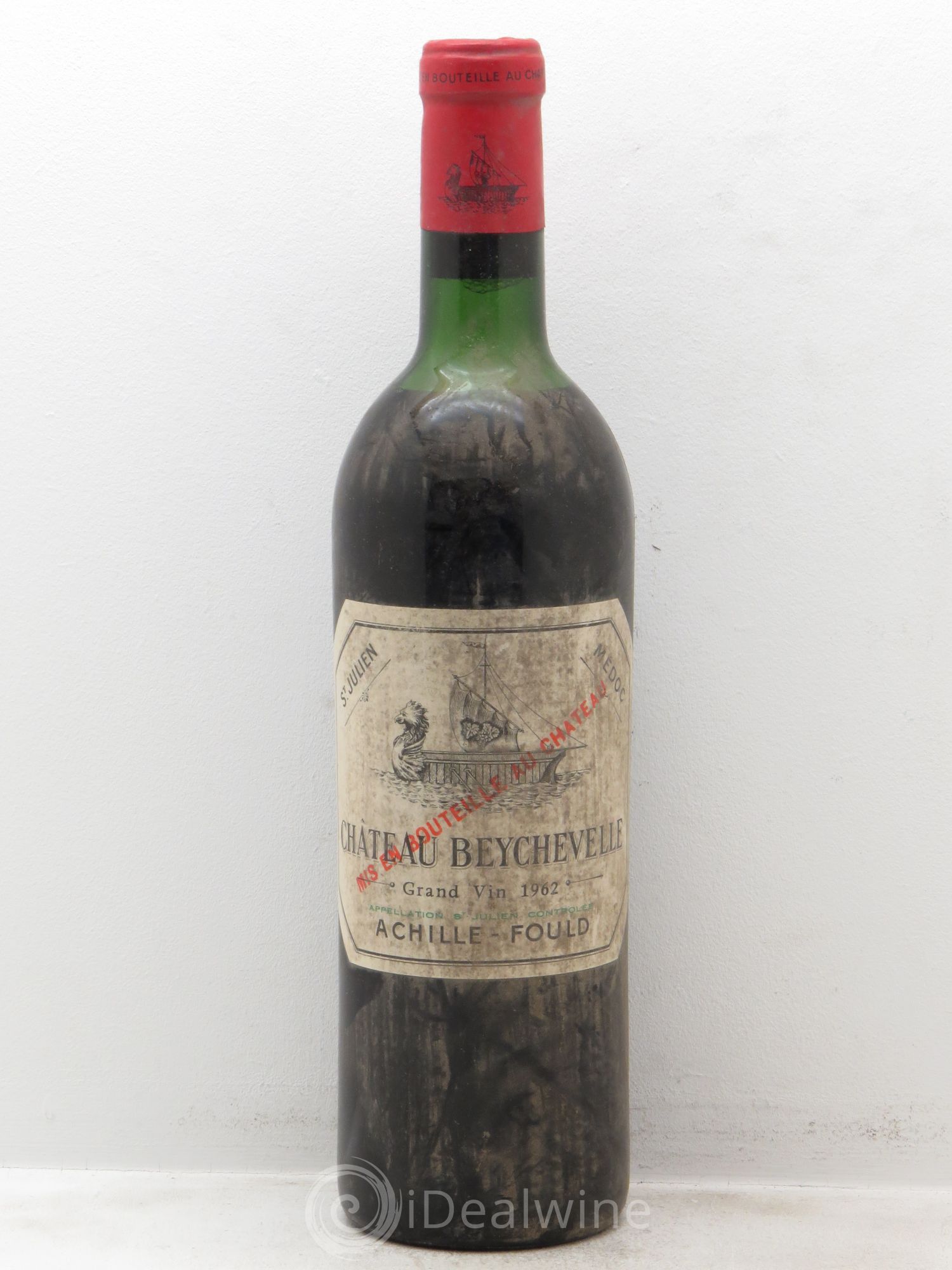 Château Beychevelle 4ème Grand Cru Classé 1962 - Lot de 1 bouteille - 0