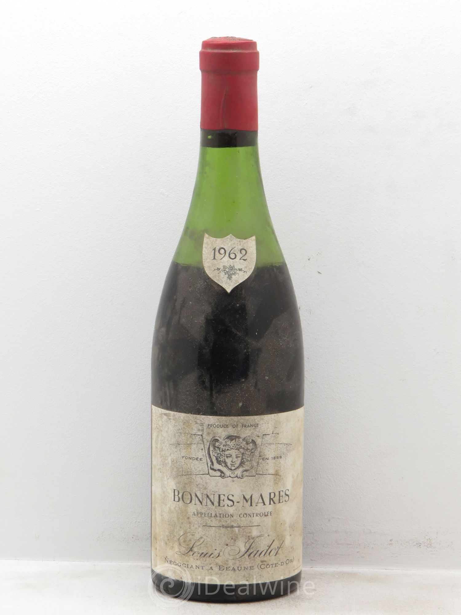 Bonnes-Mares Grand Cru Domaine Louis Jadot 1962 - Lot de 1 bouteille - 0