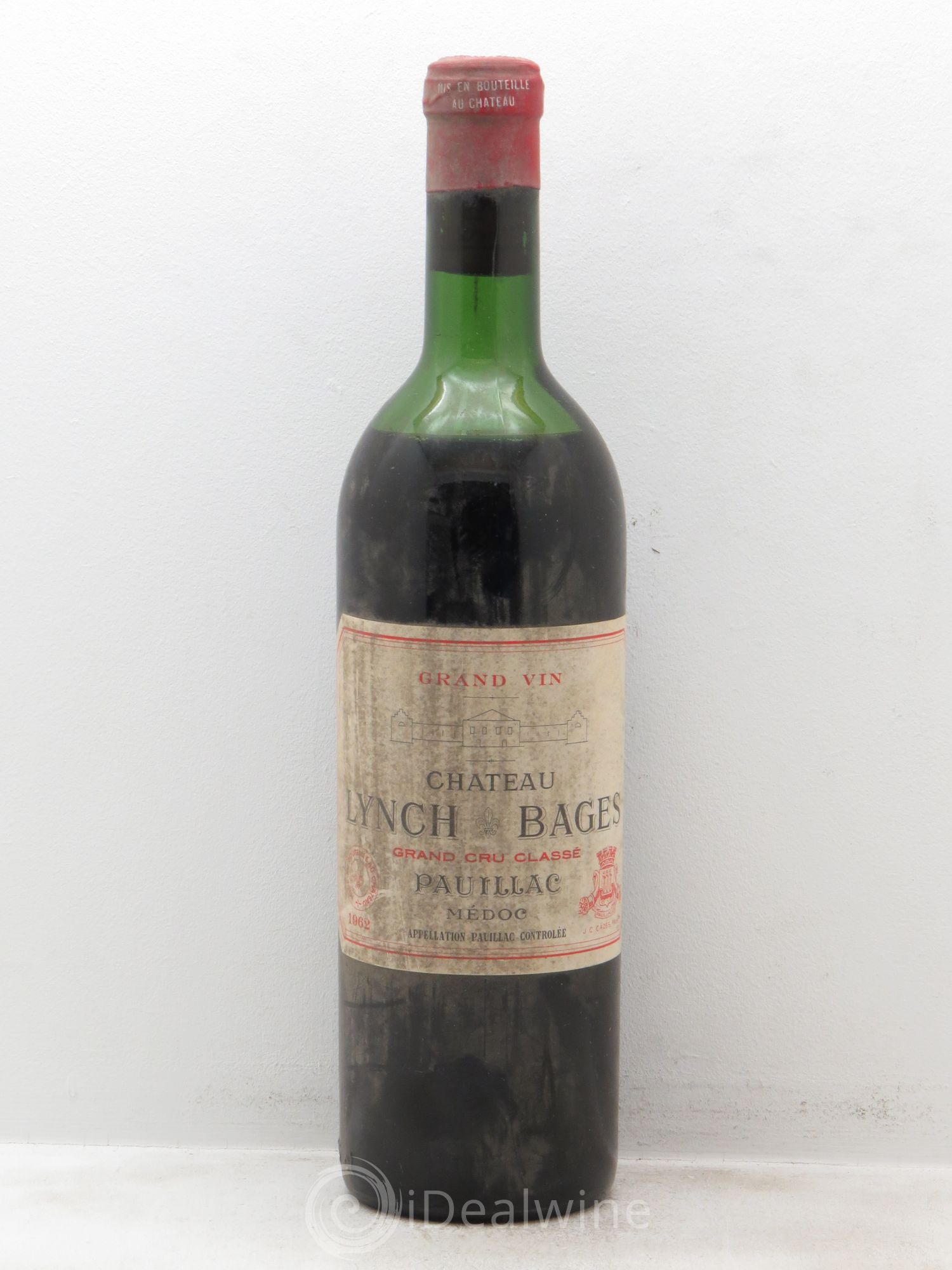 Château Lynch Bages 5ème Grand Cru Classé 1962 - Lot de 1 bouteille - 0