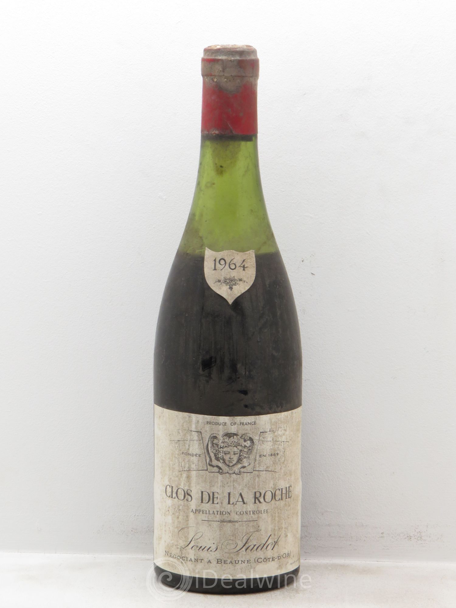 Clos de la Roche Grand Cru Maison Louis Jadot 1964 - Lot de 1 bouteille - 0
