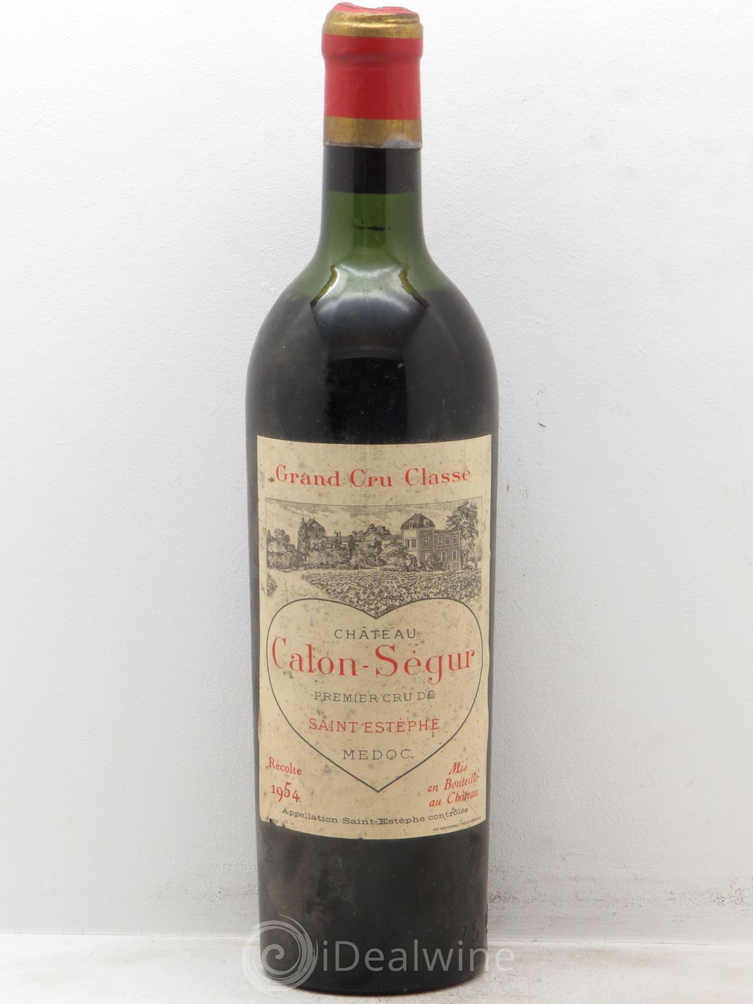 Château Calon Ségur 3ème Grand Cru Classé 1954 - Lot de 1 bouteille - 0