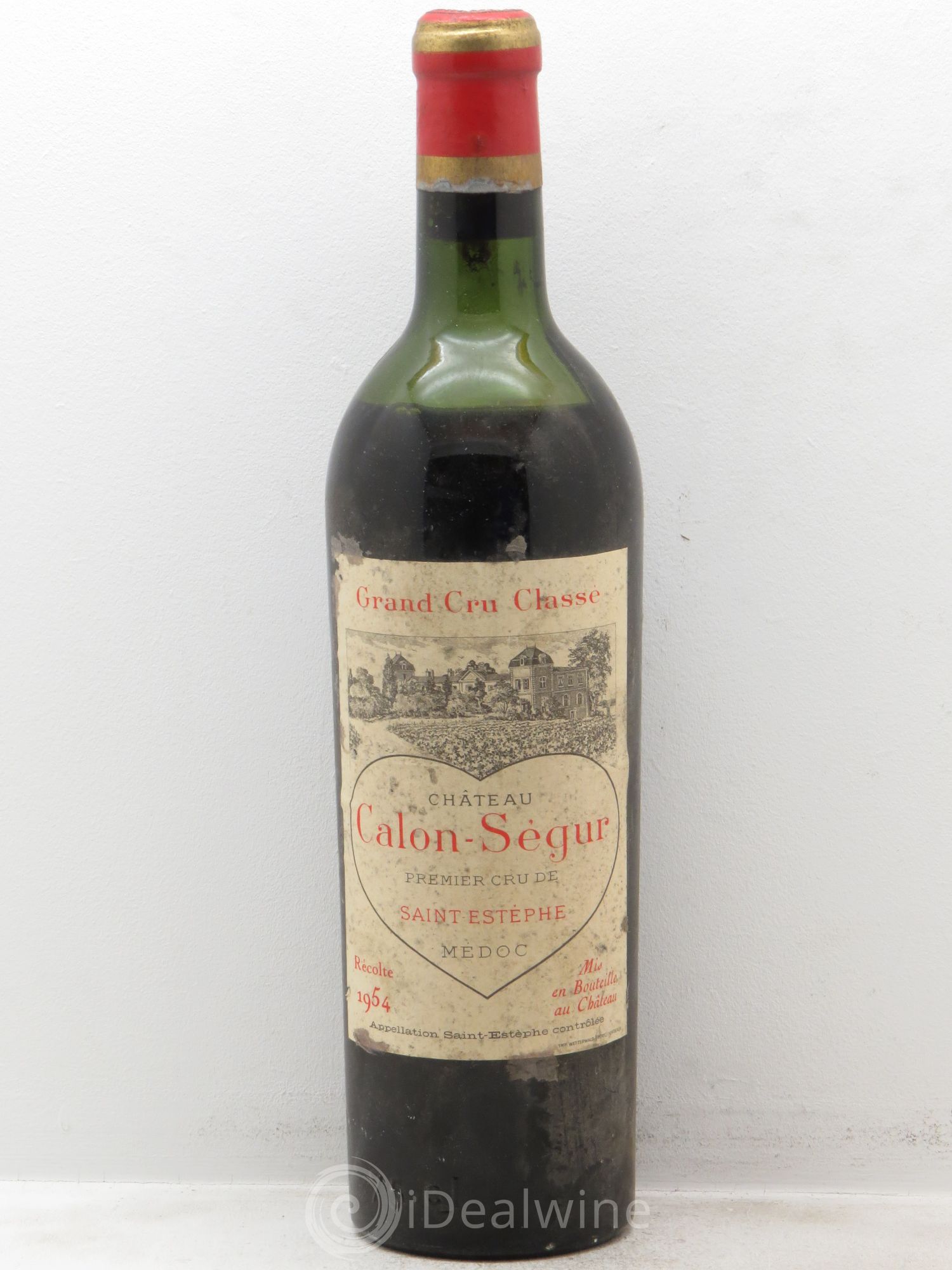 Château Calon Ségur 3ème Grand Cru Classé 1954 - Lot de 1 bouteille - 0